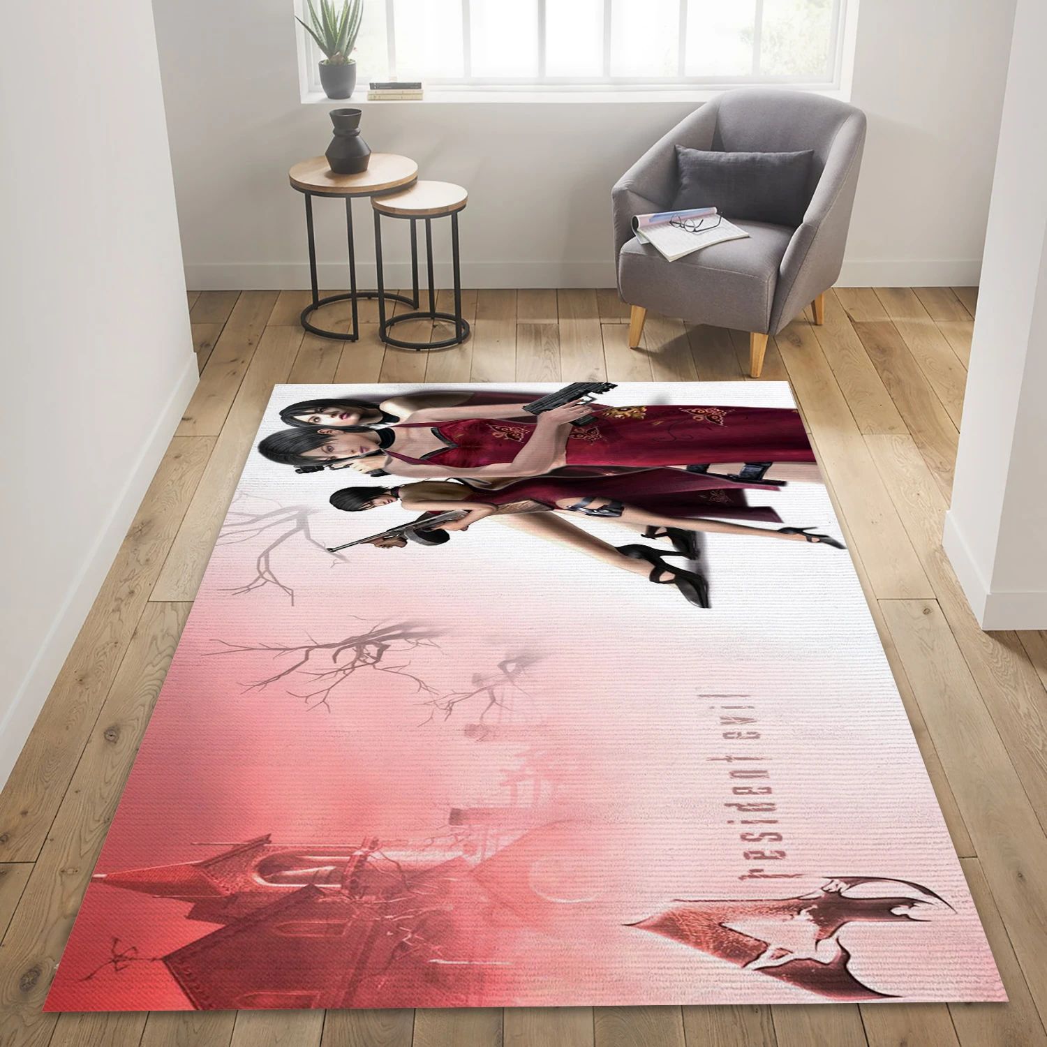 Resident Evil 823 Gaming Area Rug, Bedroom Rug - Home Decor Floor Decor - Indoor Outdoor Rugs