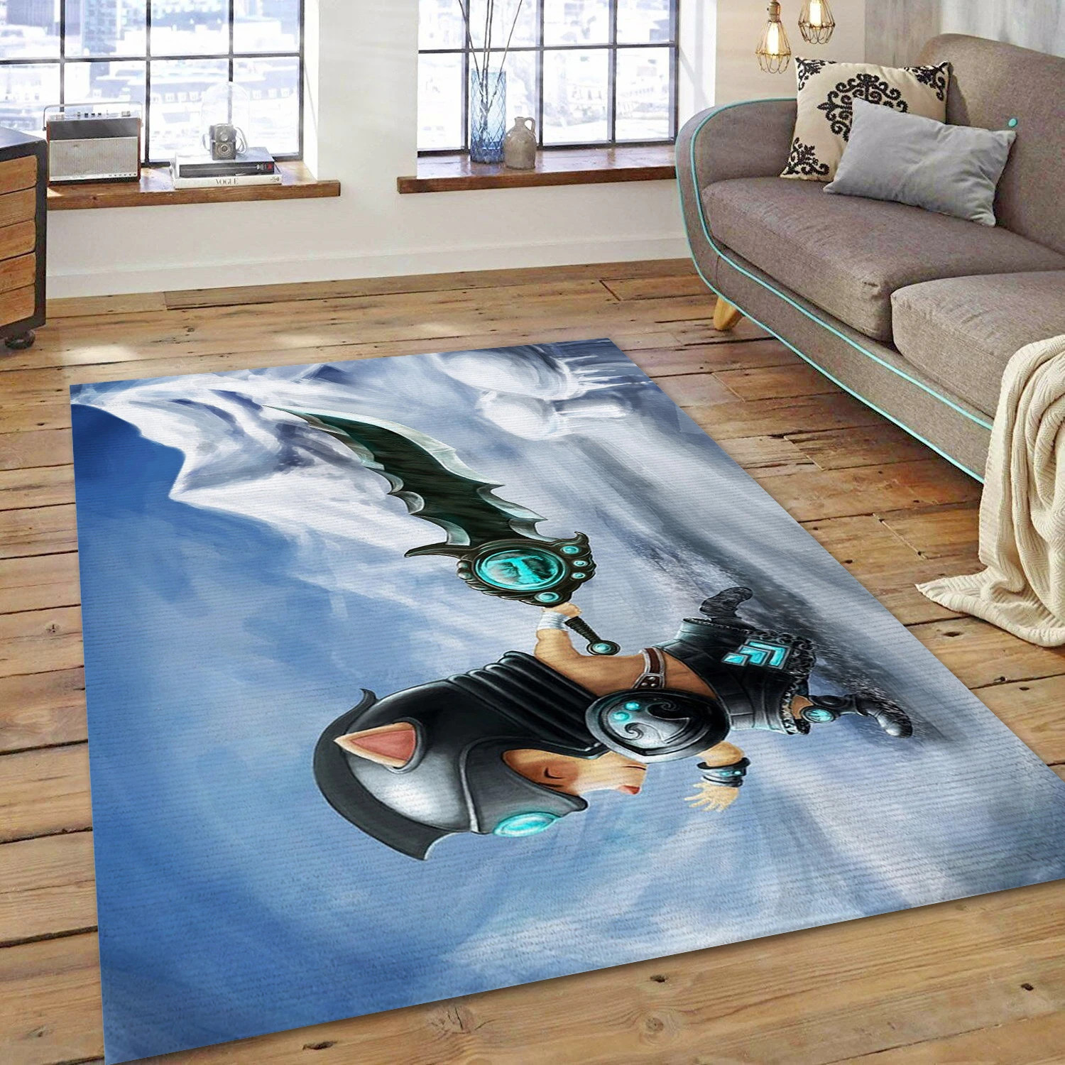 League Of Legends Gaming Area Rug, Bedroom Rug - Christmas Gift Decor - Indoor Outdoor Rugs