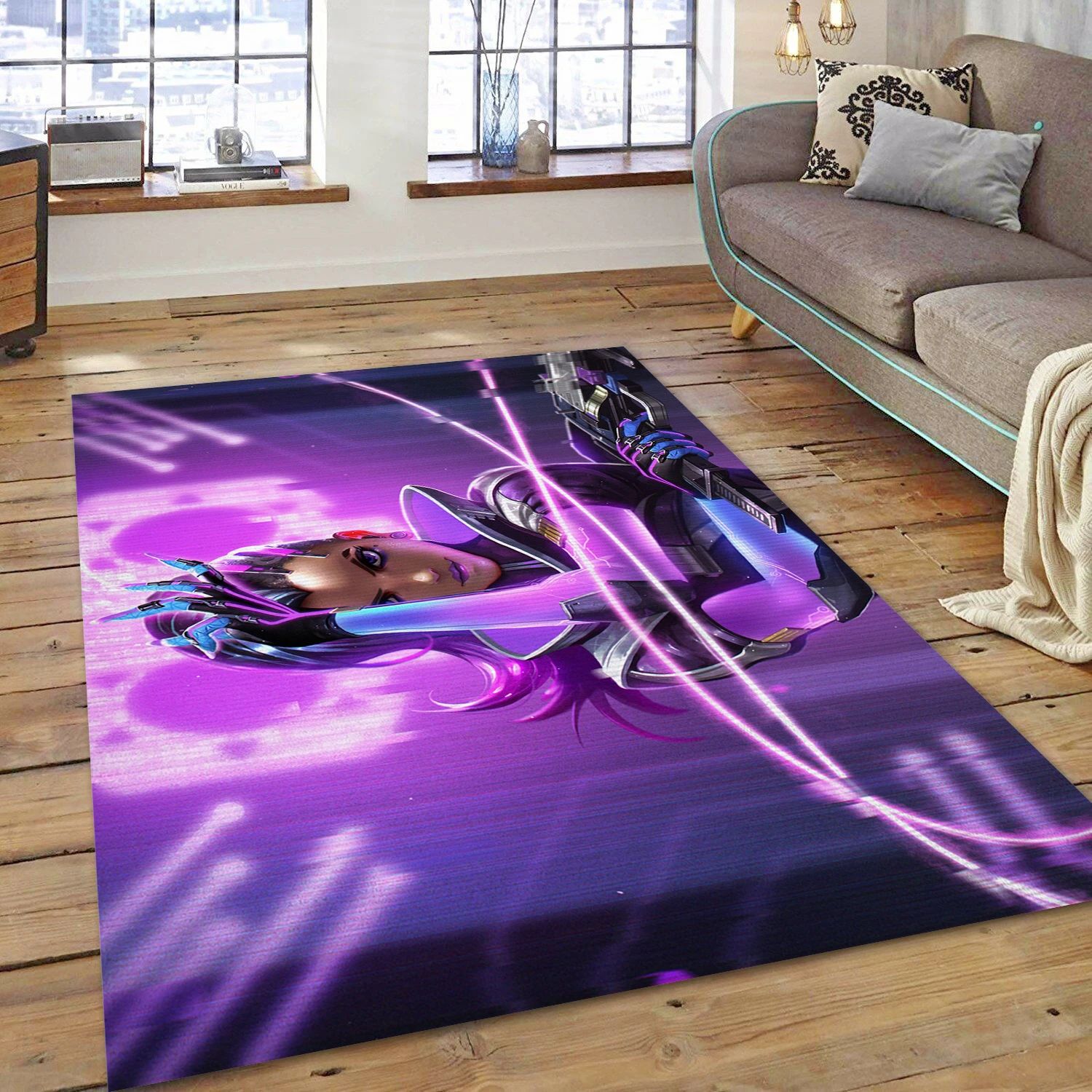 Overwatch Game Area Rug Carpet, Living Room Rug - US Decor - Indoor Outdoor Rugs