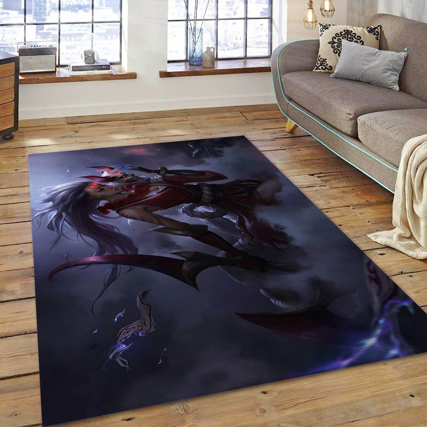 Blood Moon Diana Game Area Rug Carpet, Area Rug - US Decor - Indoor Outdoor Rugs