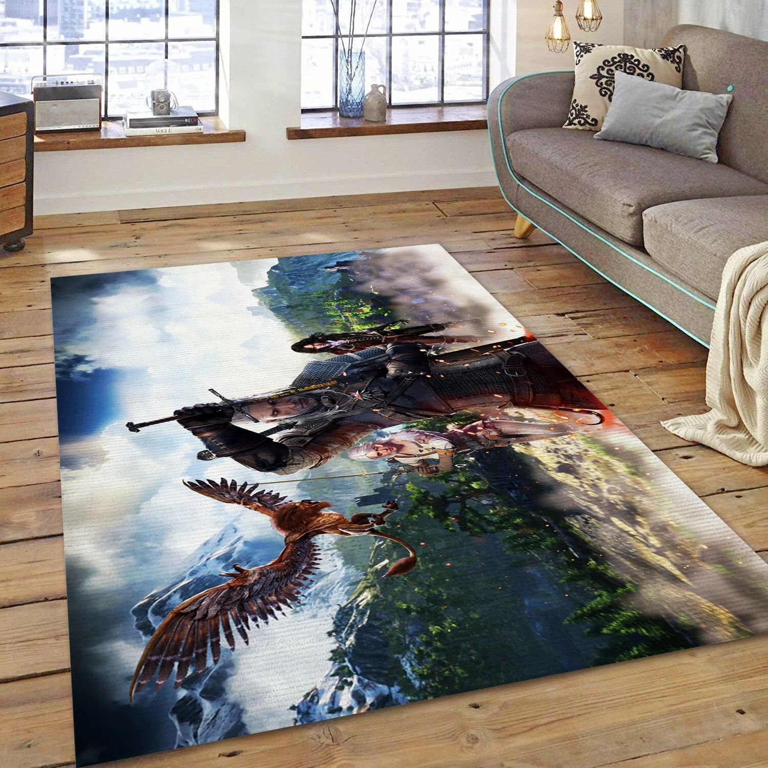 Ciri The Witcher Game Area Rug Carpet, Area Rug - Home Decor Floor Decor - Indoor Outdoor Rugs