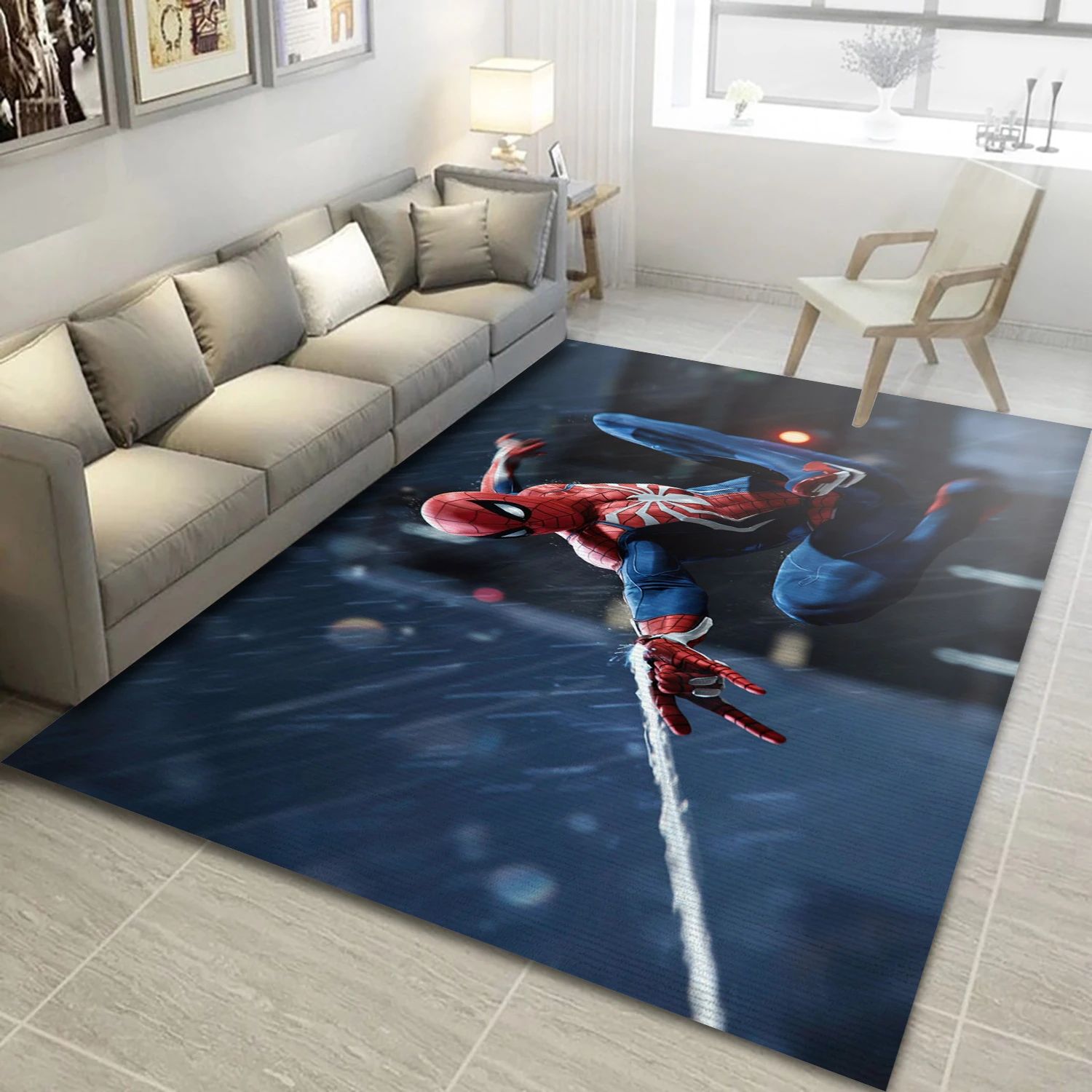 Marvel Comics Game Area Rug Carpet, Living Room Rug - US Decor - Indoor Outdoor Rugs