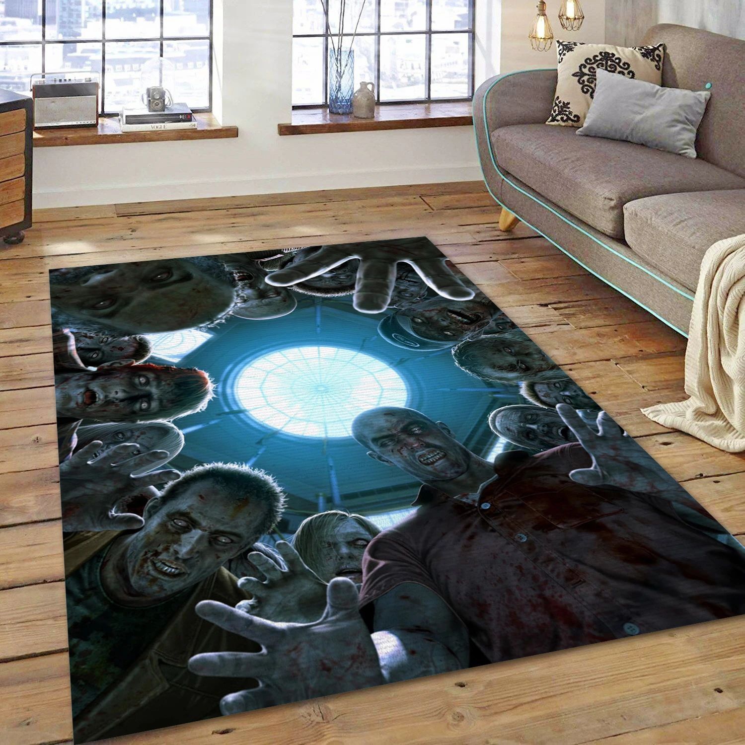 Dead Rising Gaming Area Rug, Area Rug - US Decor - Indoor Outdoor Rugs