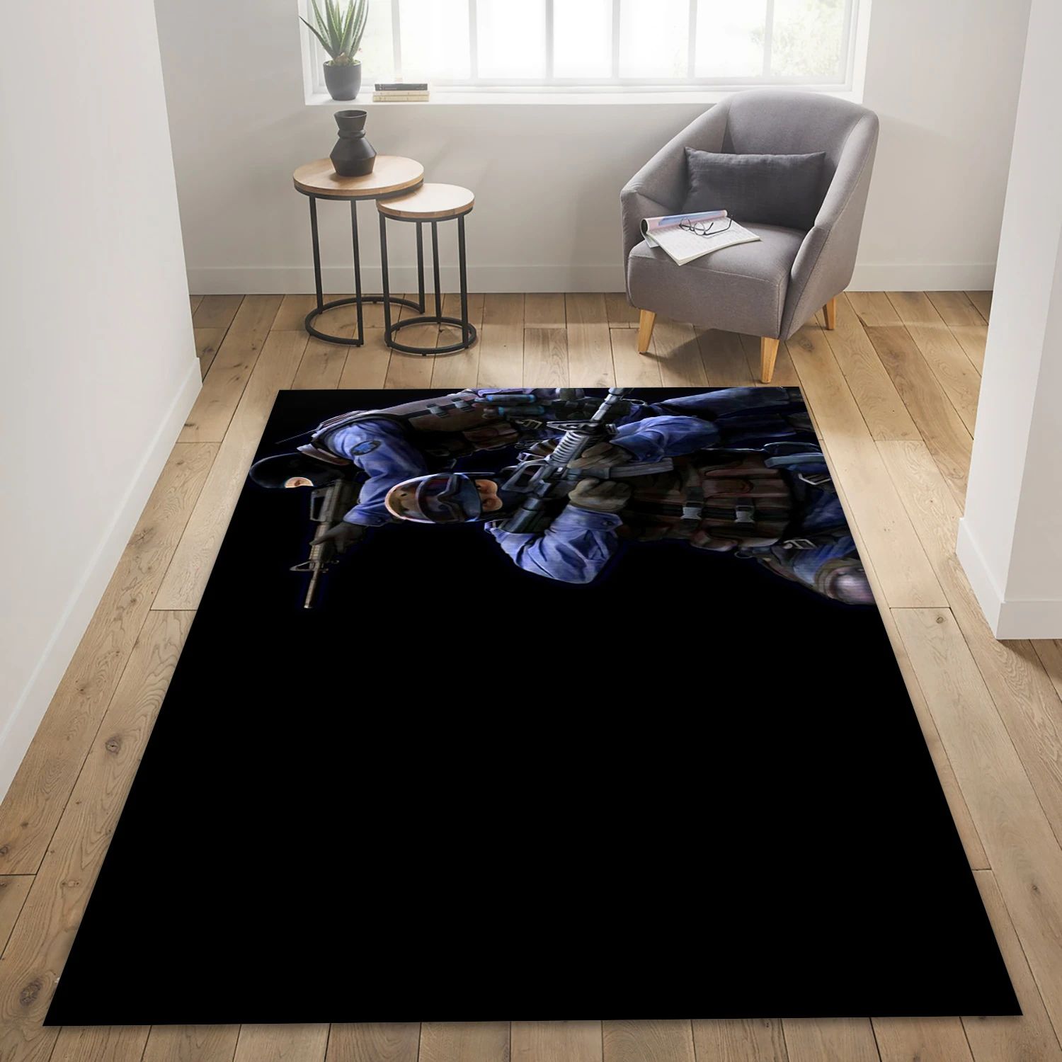 Counter Strike Game Area Rug Carpet, Area Rug - Christmas Gift Decor - Indoor Outdoor Rugs