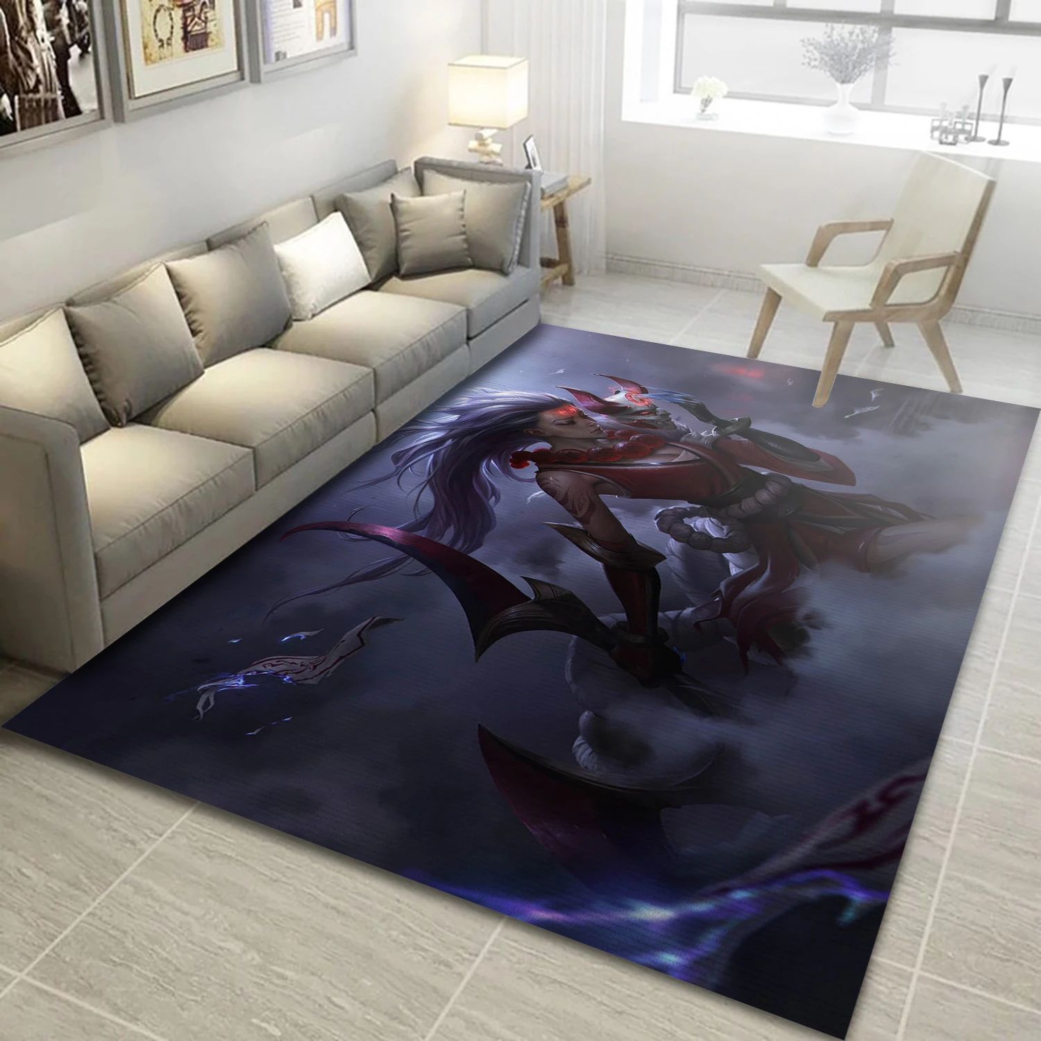 Blood Moon Diana Game Area Rug Carpet, Area Rug - US Decor - Indoor Outdoor Rugs