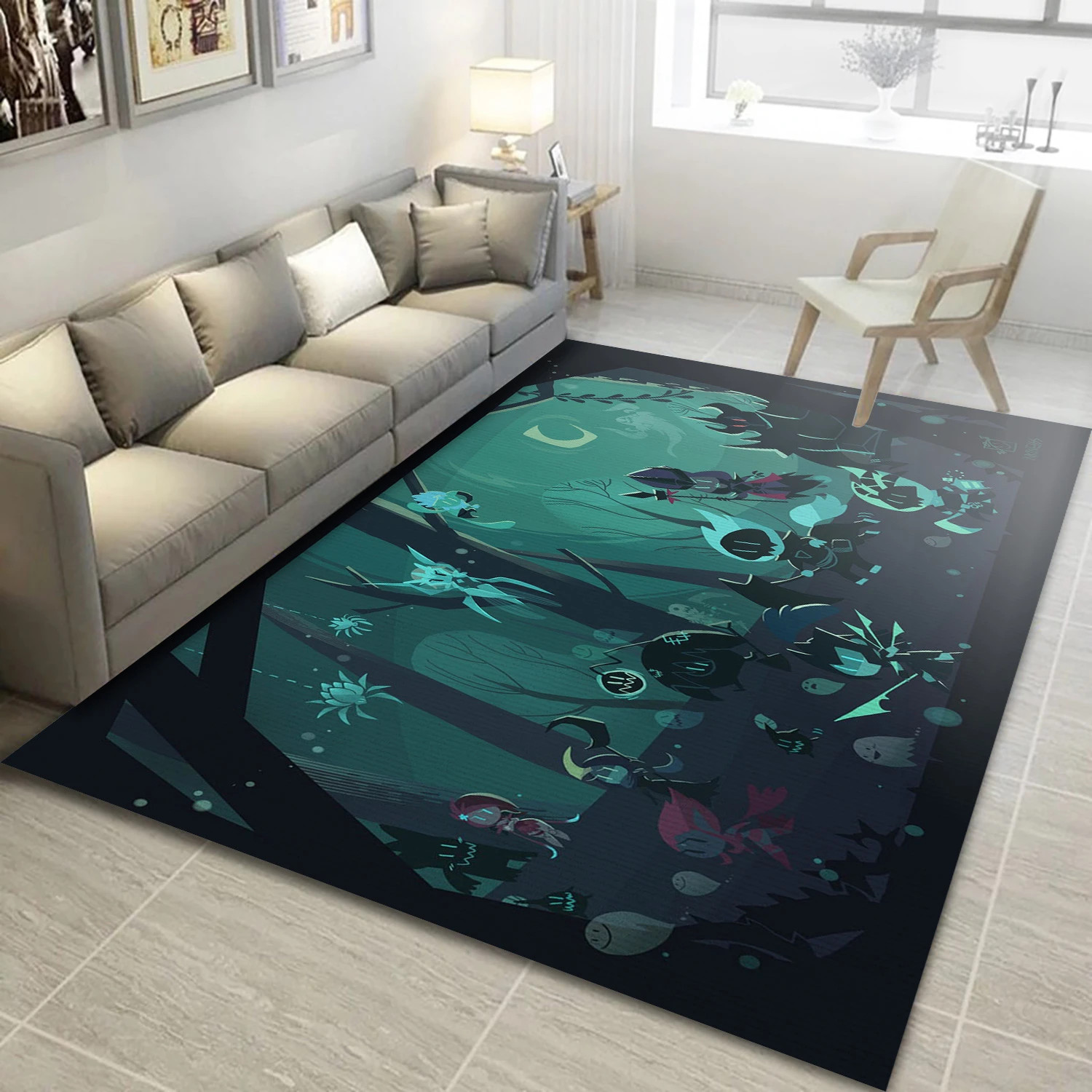 Shadow Isles Video Game Area Rug For Christmas, Area Rug - Home Decor Floor Decor - Indoor Outdoor Rugs