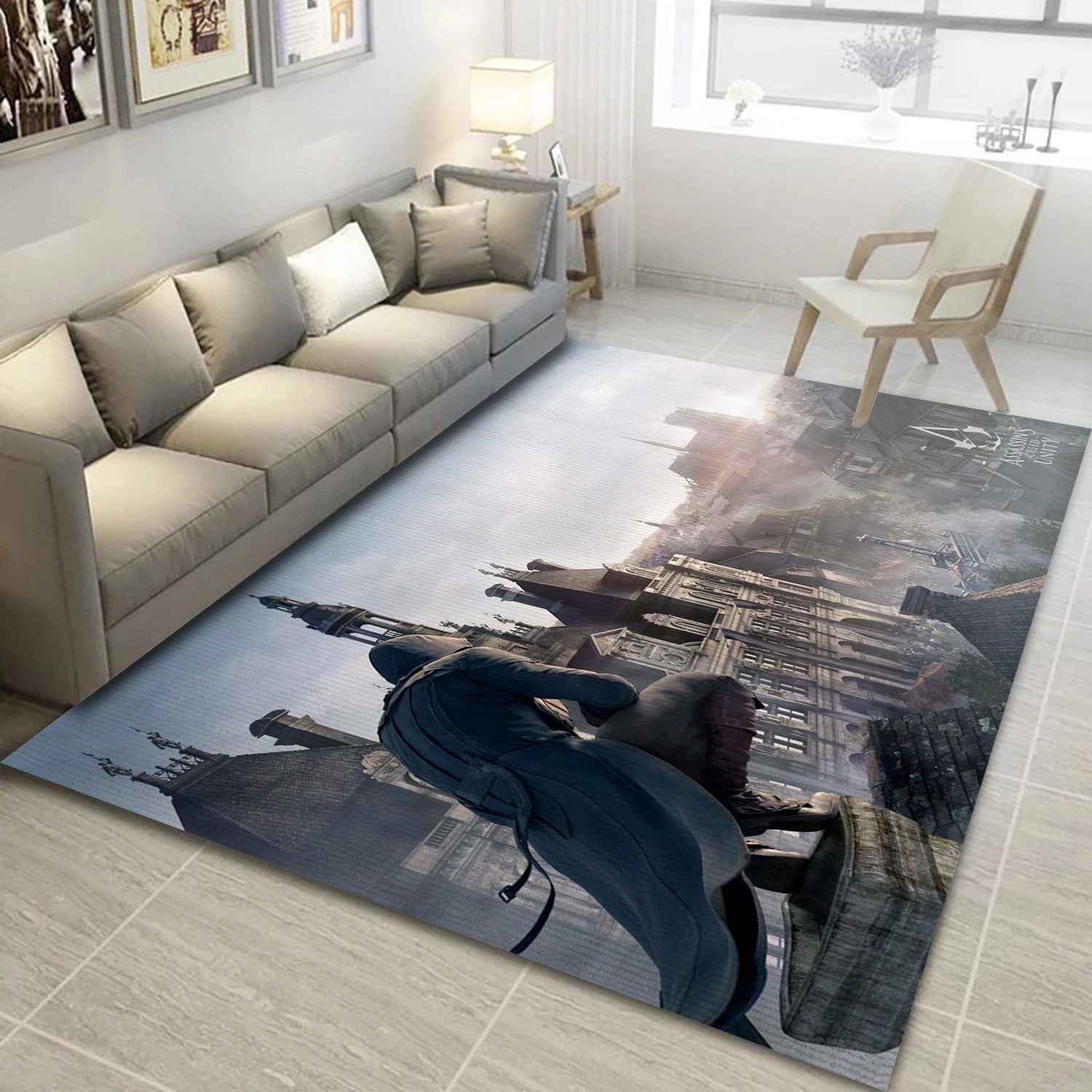 Assassins Creed Unity Game Area Rug Carpet, Living Room Rug - US Decor - Indoor Outdoor Rugs