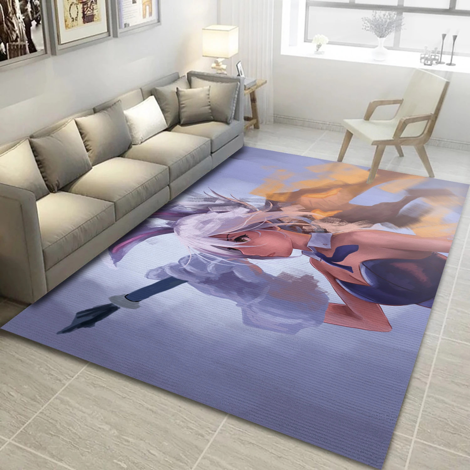 Riven League Of Legends Video Game Area Rug For Christmas, Living Room Rug - Family Gift US Decor - Indoor Outdoor Rugs