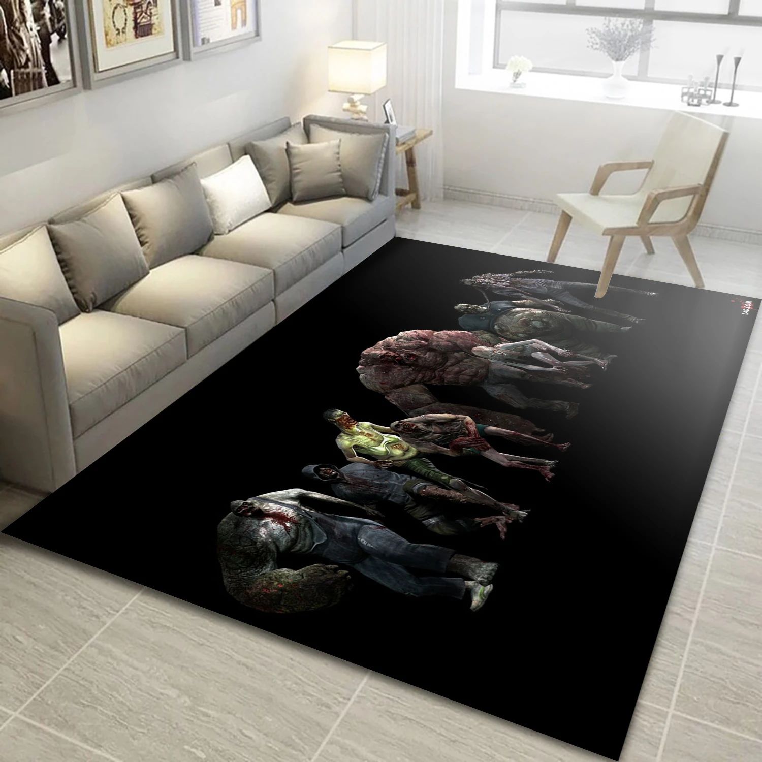 Left 4 Dead 685 Video Game Reangle Rug, Area Rug - Christmas Gift Decor - Indoor Outdoor Rugs