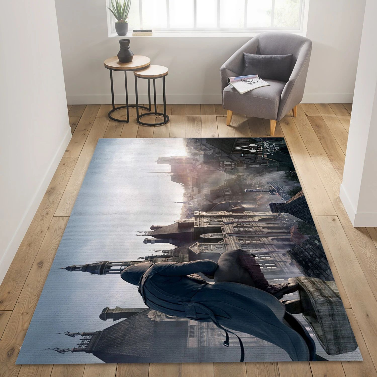 Assassins Creed Unity Game Area Rug Carpet, Living Room Rug - US Decor - Indoor Outdoor Rugs