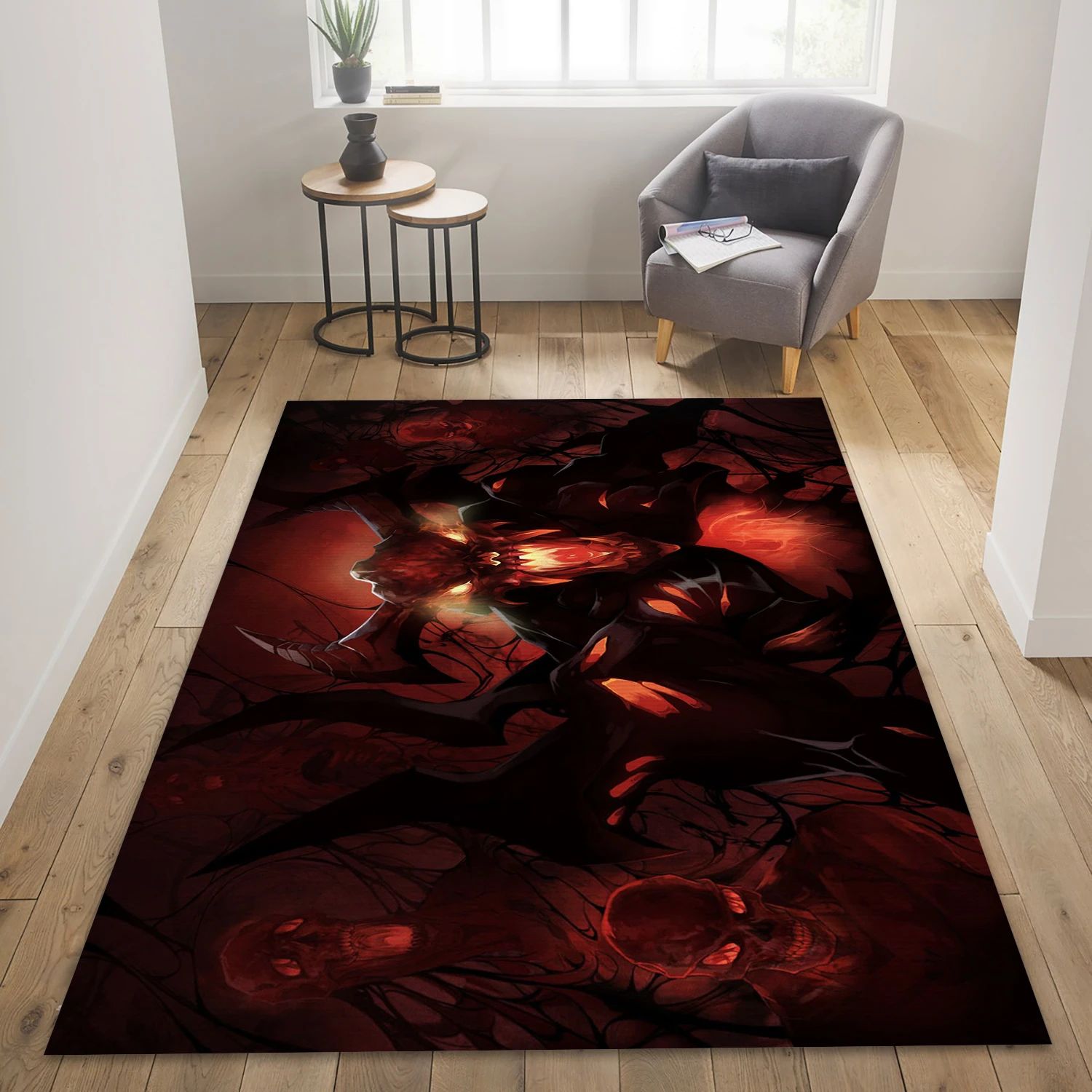 Dota 2 Game Area Rug Carpet, Bedroom Rug - Home Decor Floor Decor - Indoor Outdoor Rugs