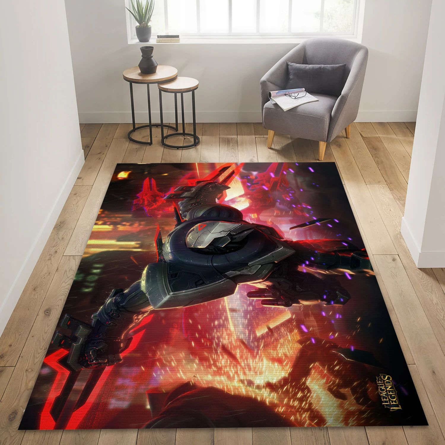 Project Zed Gaming Area Rug, Living Room Rug - Family Gift US Decor - Indoor Outdoor Rugs