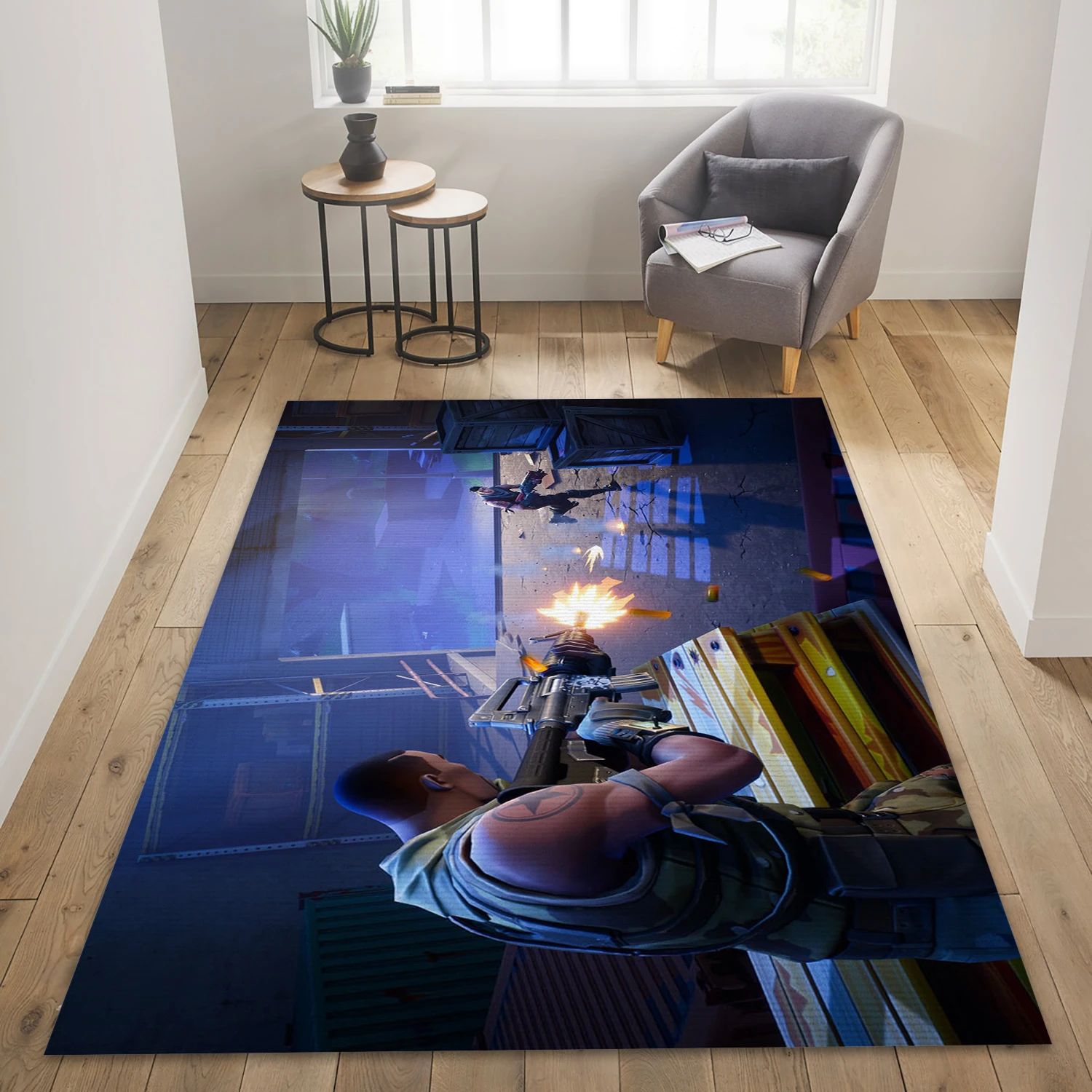 Fortnite Video Game Reangle Rug, Area Rug - US Decor - Indoor Outdoor Rugs