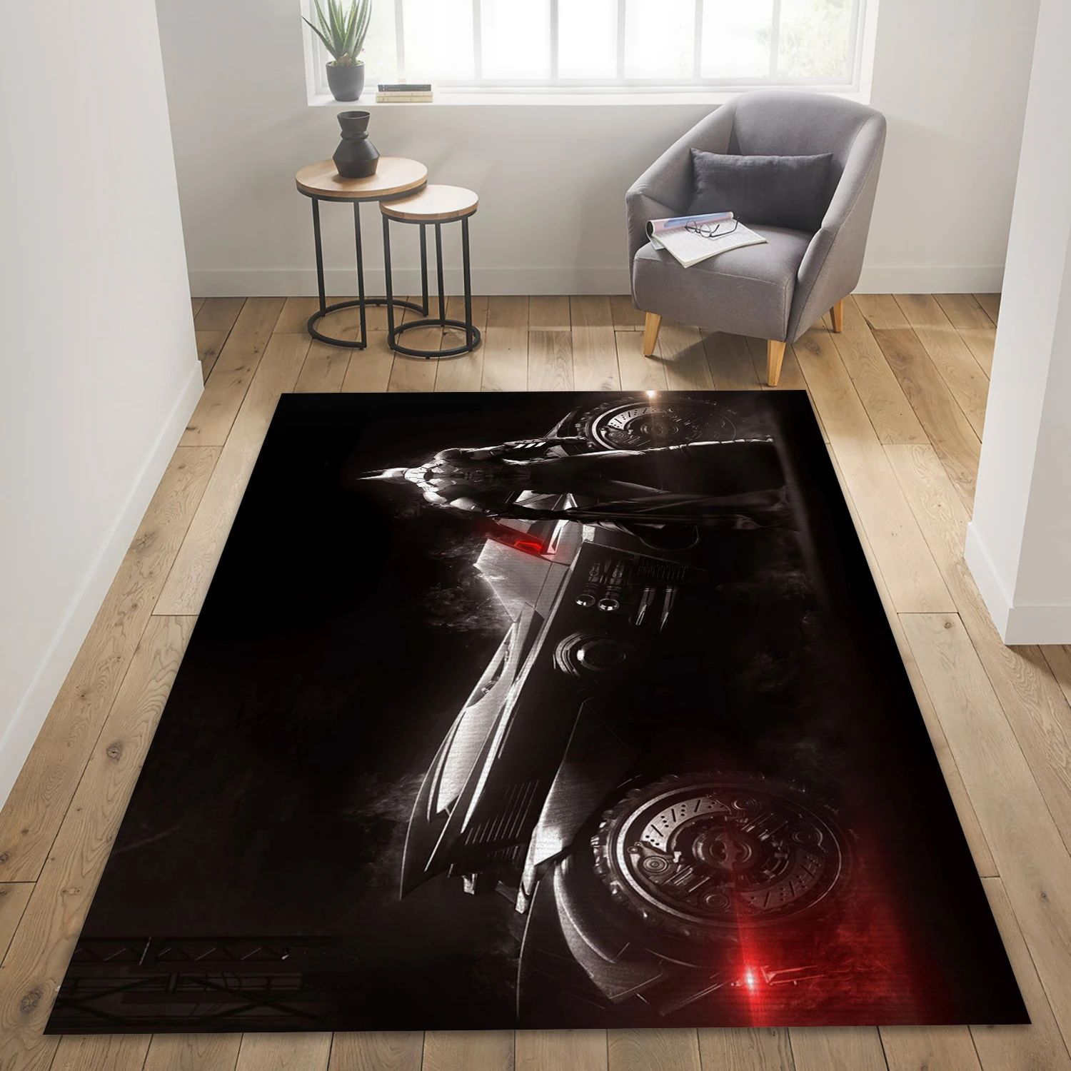 Batman Arkham Knight Video Game Reangle Rug, Living Room Rug - Home Decor Floor Decor - Indoor Outdoor Rugs