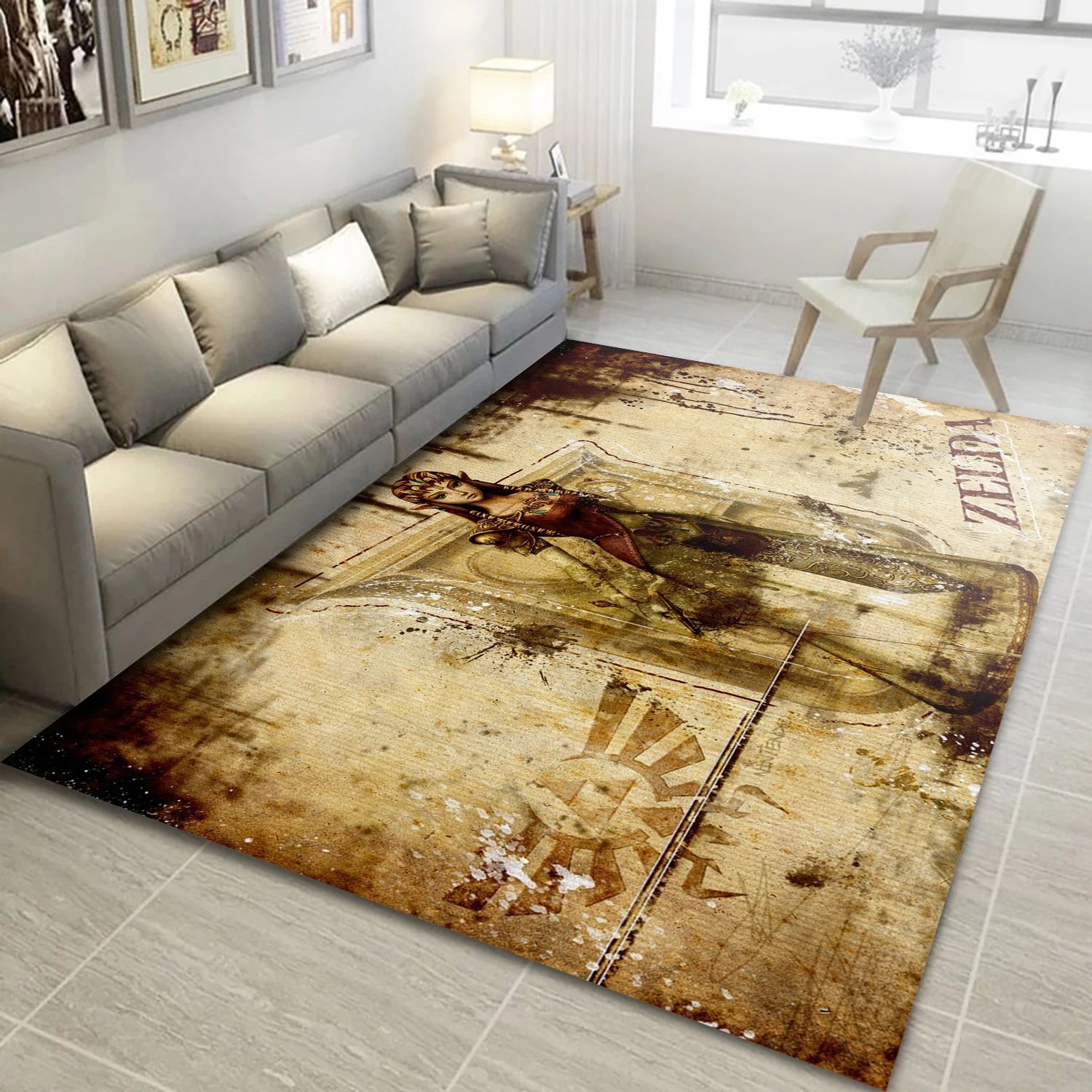 The Legend Of Zelda Twilight Princess Game Area Rug Carpet, Living Room Rug - US Decor - Indoor Outdoor Rugs