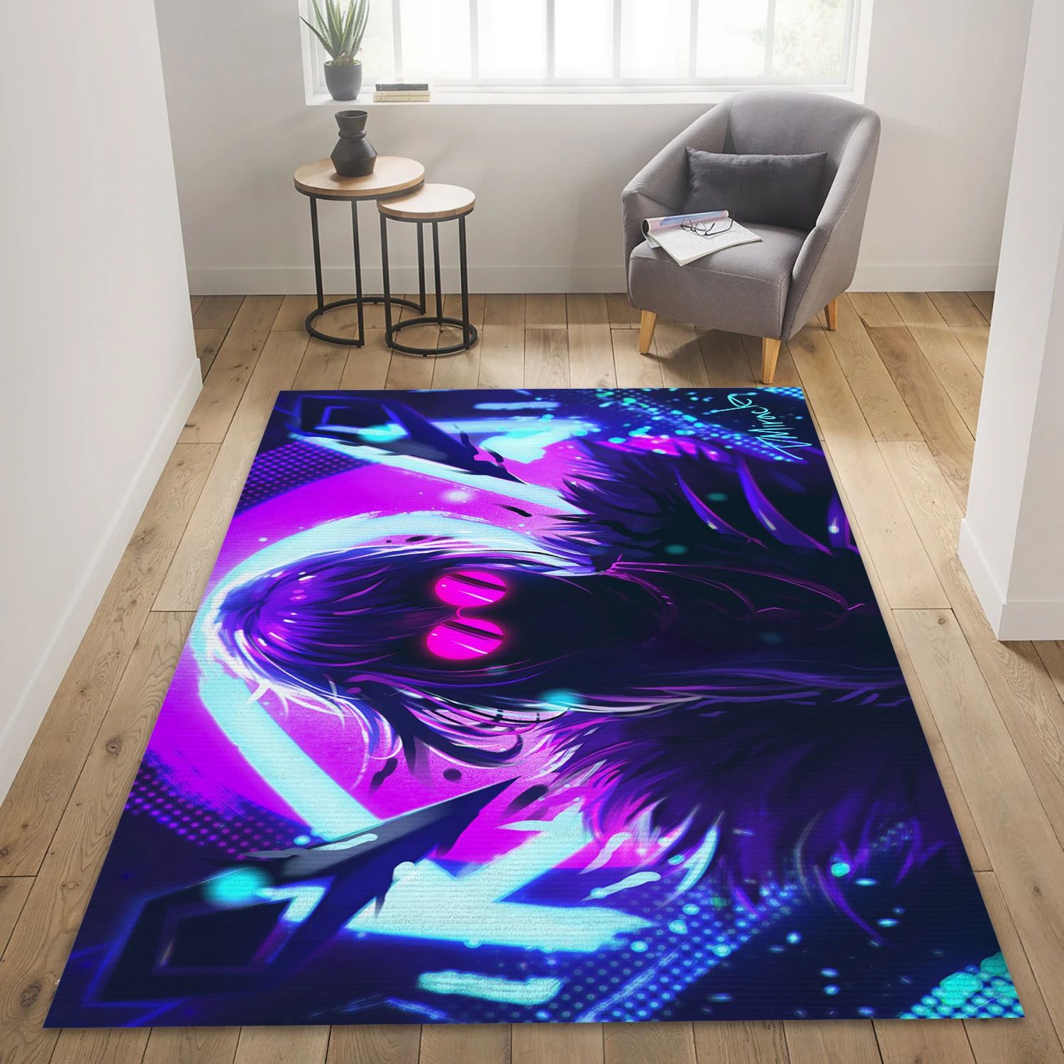 Kda Evelynn League Of Legends Video Game Reangle Rug, Bedroom Rug - Christmas Gift Decor - Indoor Outdoor Rugs