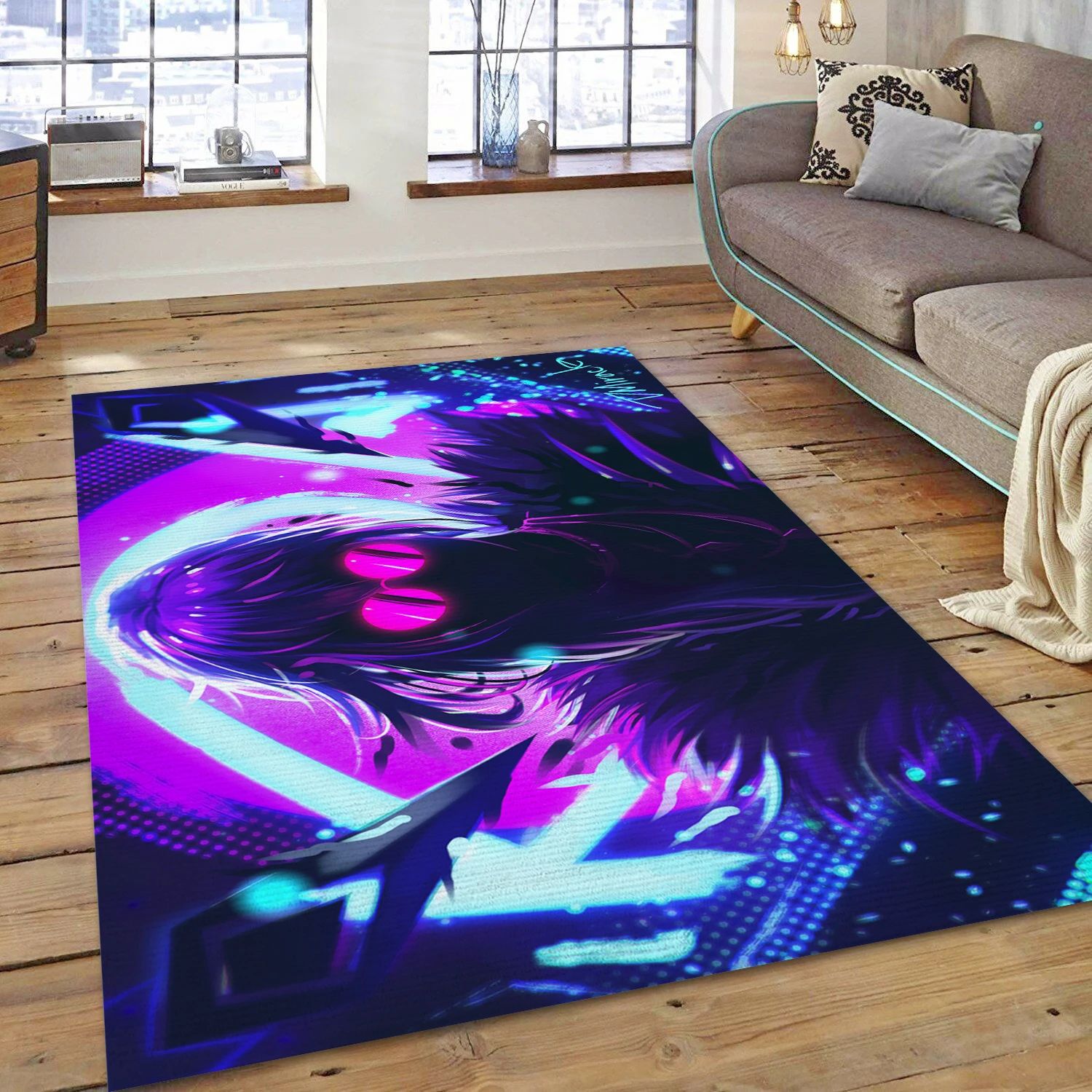 Kda Evelynn League Of Legends Video Game Reangle Rug, Bedroom Rug - Christmas Gift Decor - Indoor Outdoor Rugs