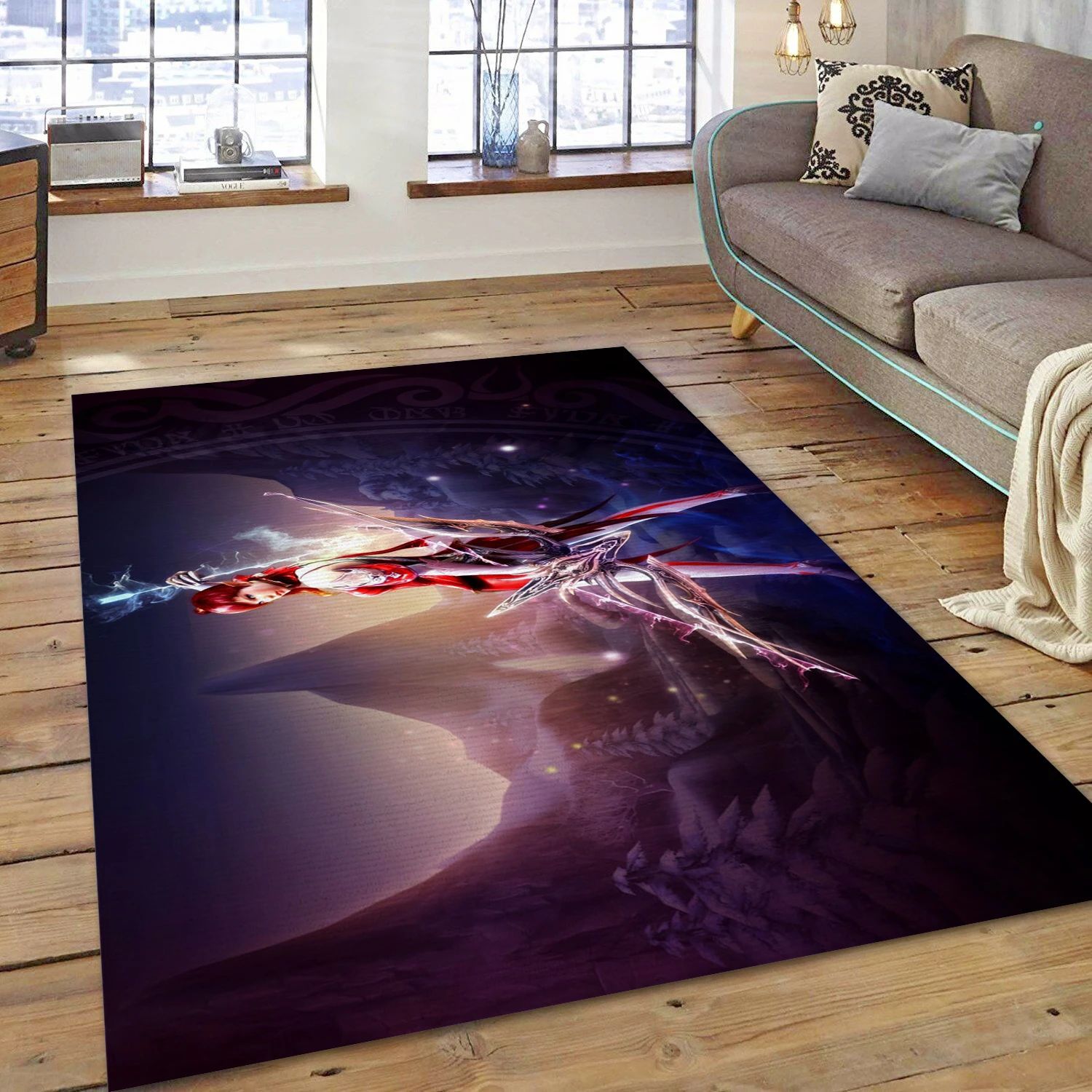 Freelancer Gaming Area Rug, Area Rug - Home Decor Floor Decor - Indoor Outdoor Rugs