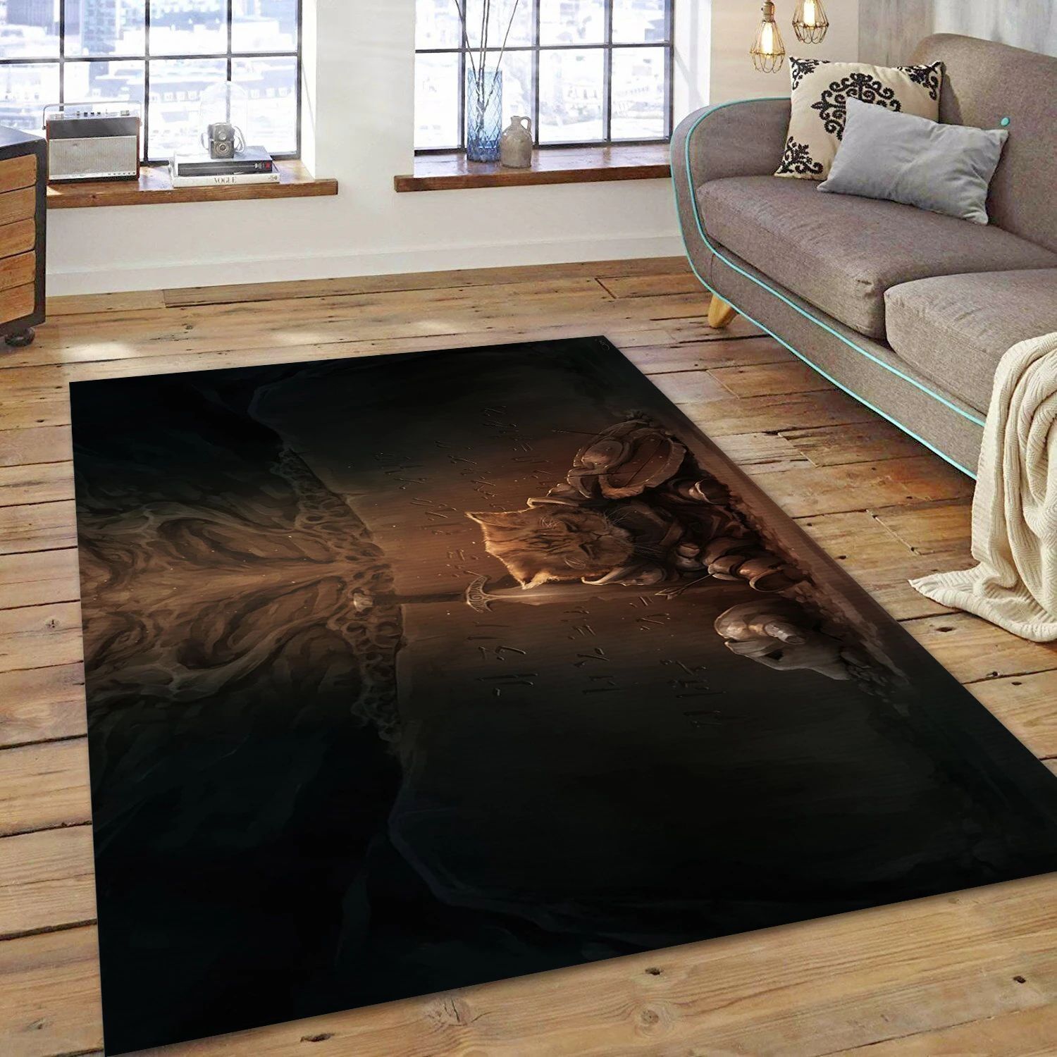 Here At The End Of All The Things Video Game Reangle Rug, Bedroom Rug - Home Decor Floor Decor - Indoor Outdoor Rugs