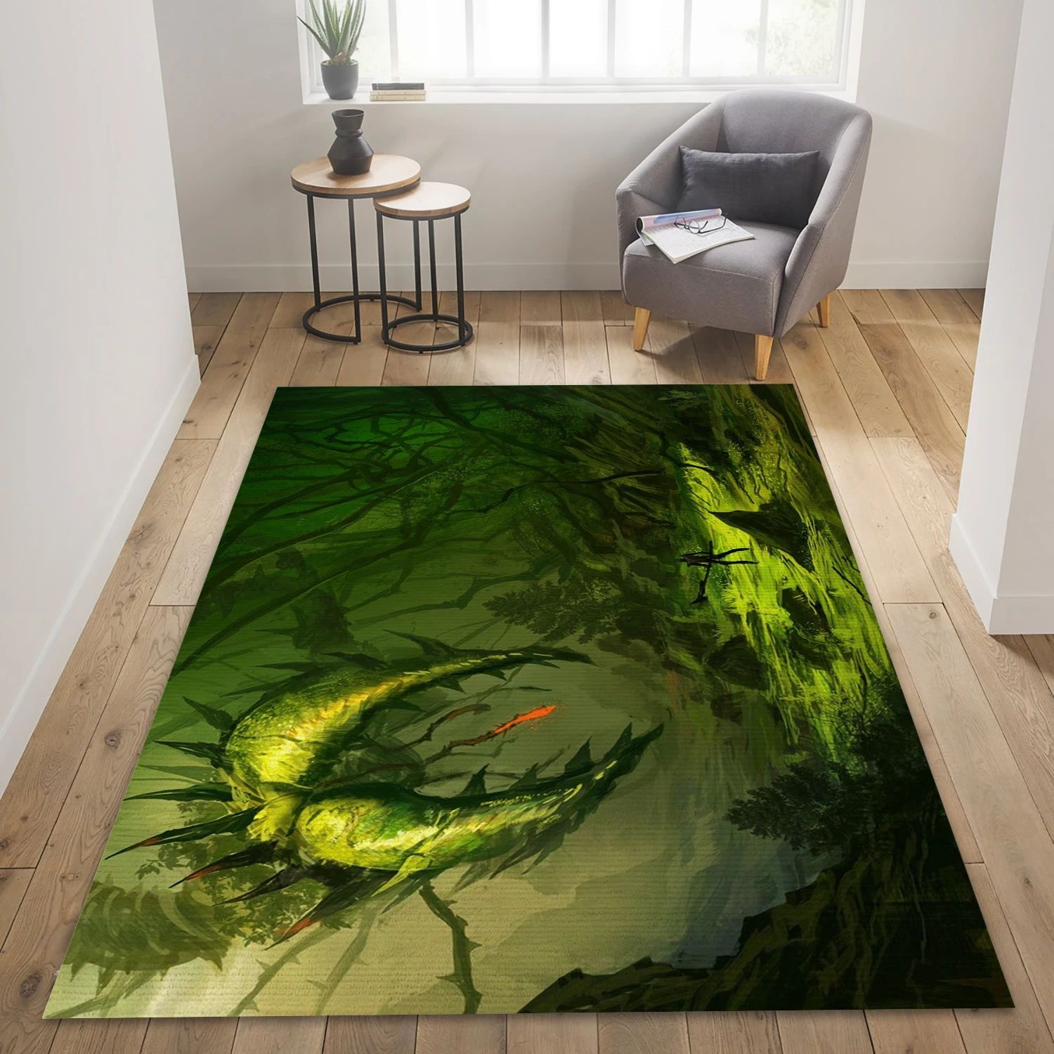 Man Eater Plantera Game Area Rug Carpet, Living Room Rug - US Decor - Indoor Outdoor Rugs