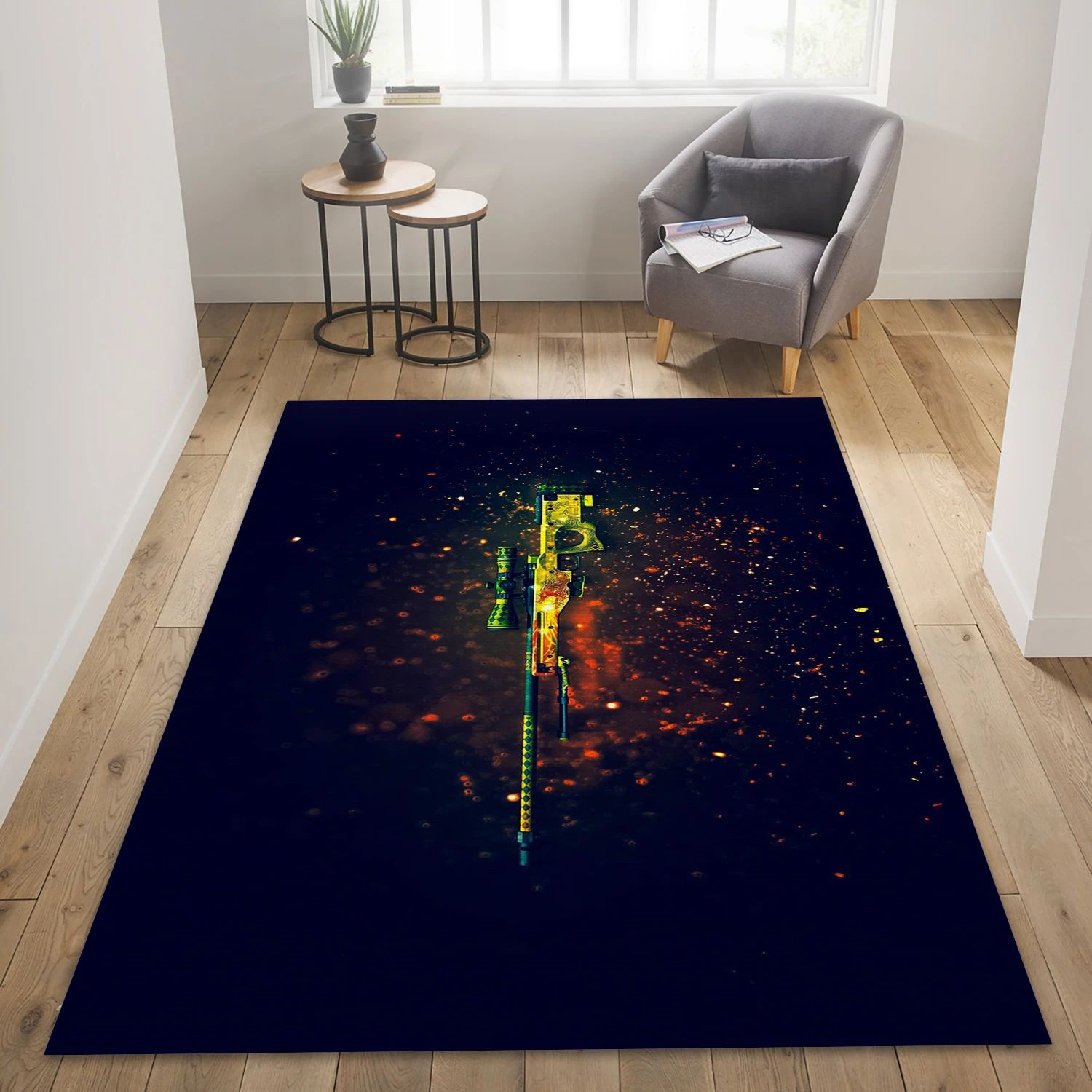 Awp Dragon Lore Gaming Area Rug, Living Room Rug - Family Gift US Decor - Indoor Outdoor Rugs