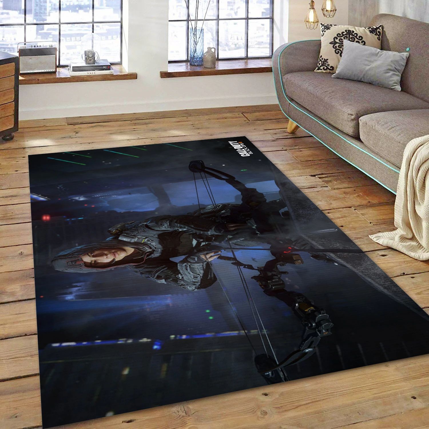 Call Of Duty Black Ops Iii Video Game Area Rug Area, Living Room Rug - US Decor - Indoor Outdoor Rugs