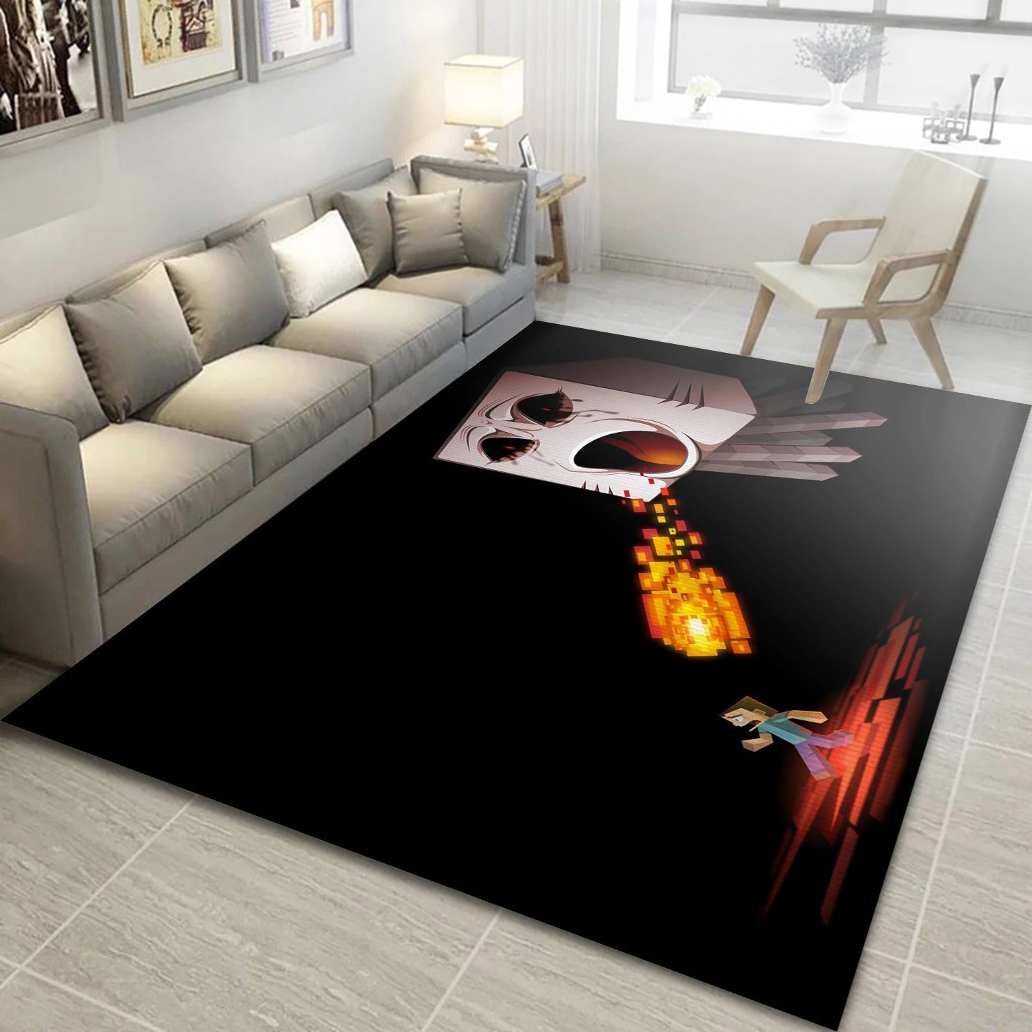 Sci Fi Video Game Area Rug For Christmas, Living Room Rug - US Decor - Indoor Outdoor Rugs