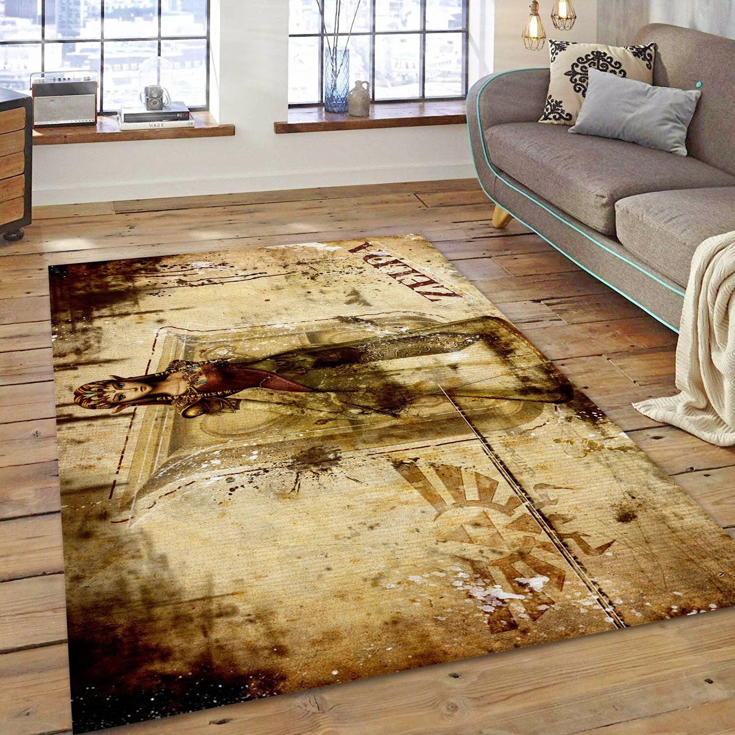 The Legend Of Zelda Twilight Princess Game Area Rug Carpet, Living Room Rug - US Decor - Indoor Outdoor Rugs