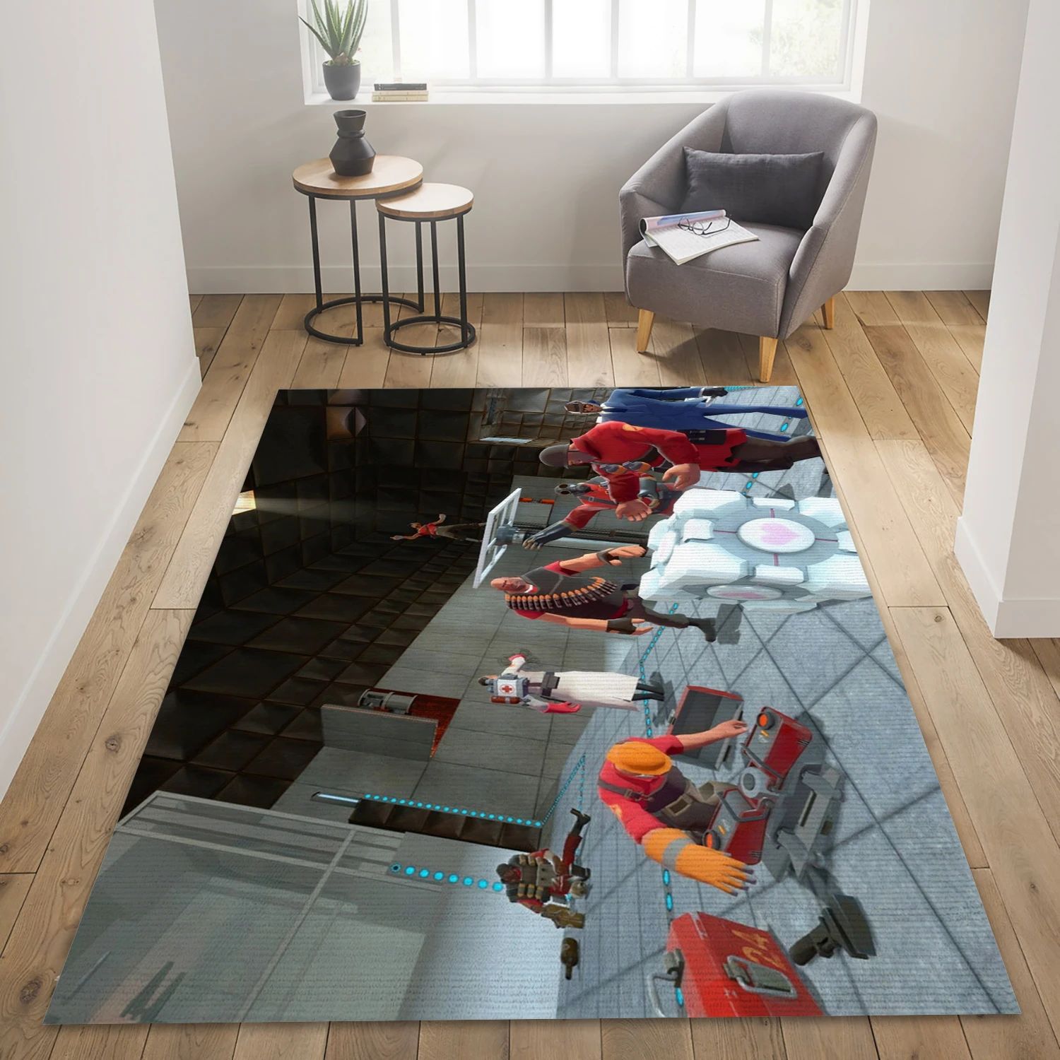 Crossover Gaming Area Rug, Bedroom Rug - Family Gift US Decor - Indoor Outdoor Rugs