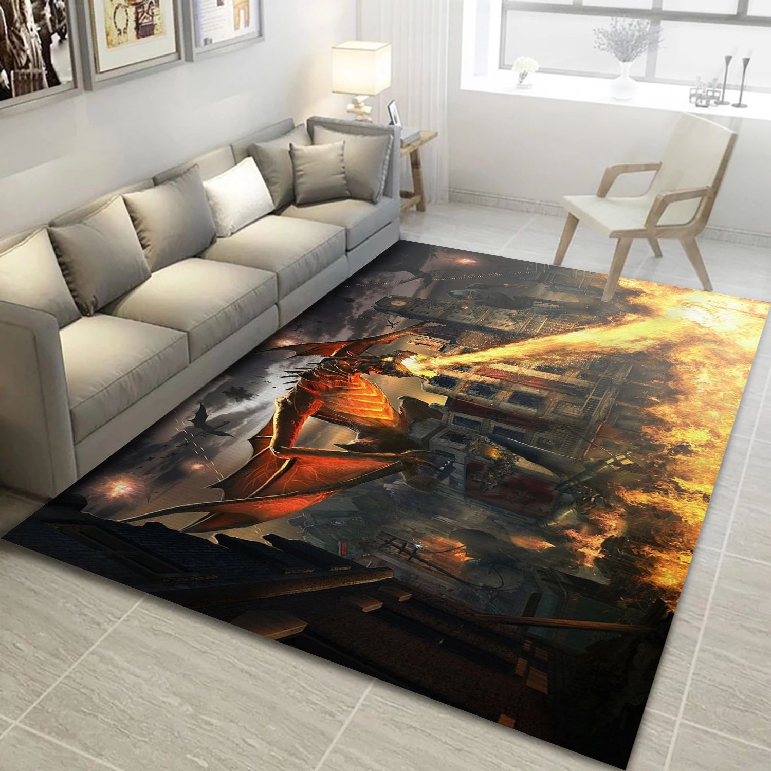 Call Of Duty Black Ops Iii Video Game Area Rug For Christmas, Living Room Rug - Home Decor Floor Decor - Indoor Outdoor Rugs