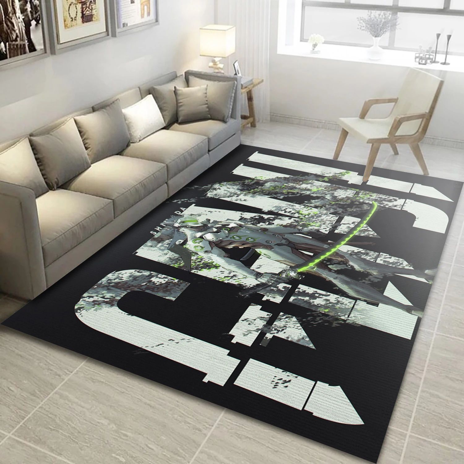 Overwatch Game Area Rug Carpet, Bedroom Rug - Family Gift US Decor - Indoor Outdoor Rugs