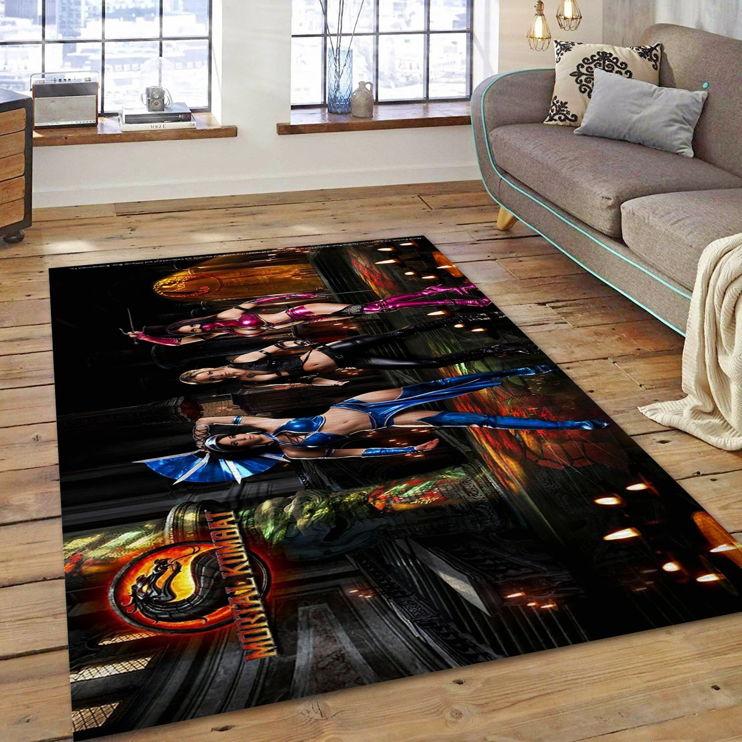 Logo Video Game Reangle Rug, Area Rug - Family Gift US Decor - Indoor Outdoor Rugs