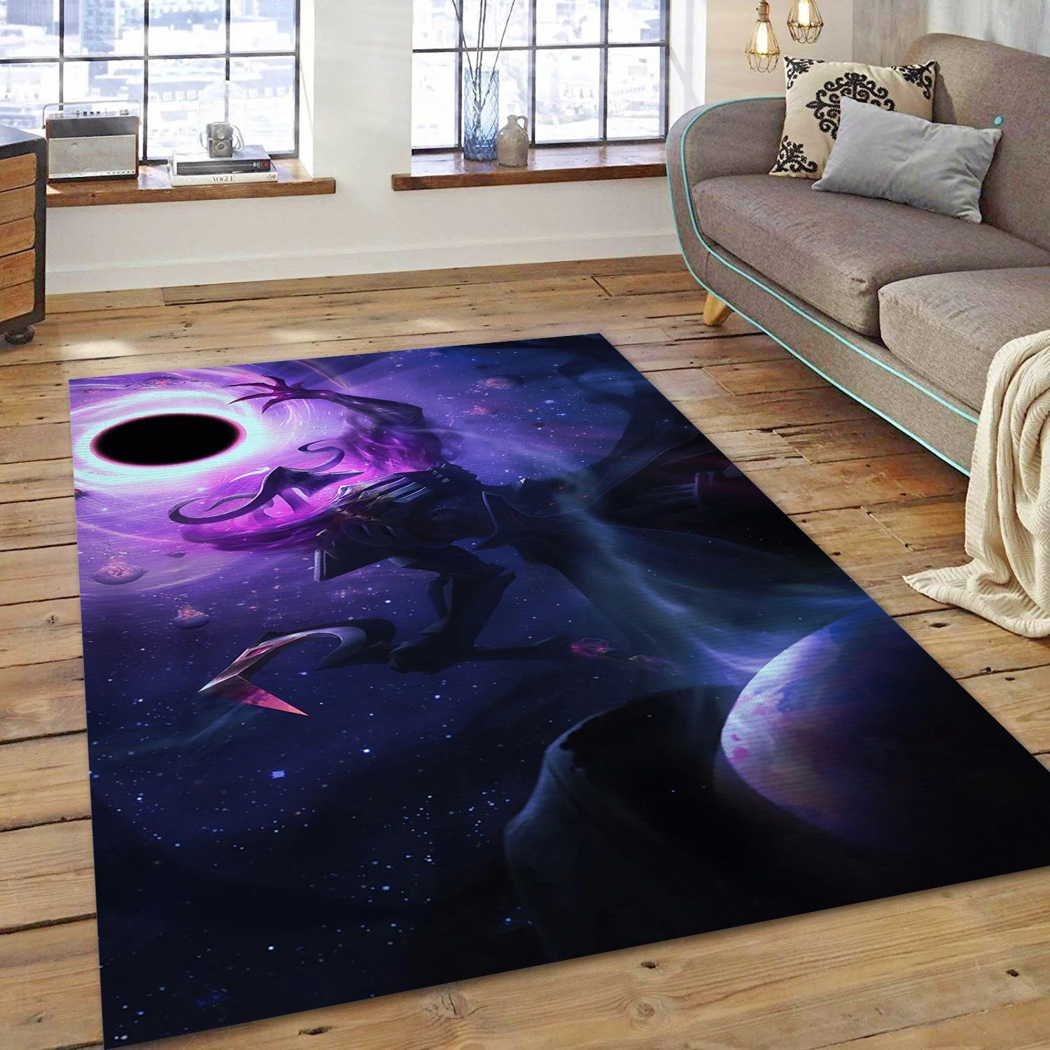 Dark Star Thresh Gaming Area Rug, Bedroom Rug - US Decor - Indoor Outdoor Rugs