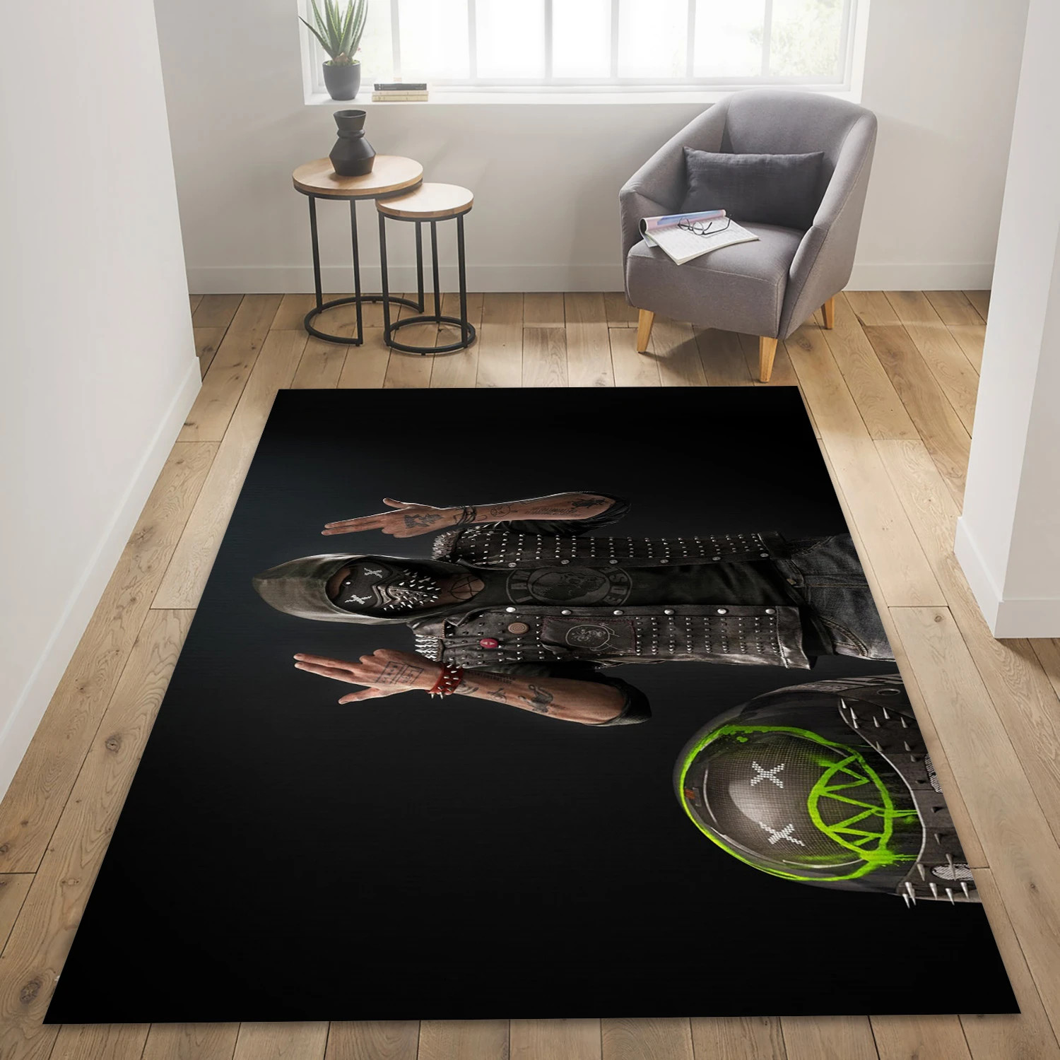 Watch Dogs 2 Game Area Rug Carpet, Bedroom Rug - Christmas Gift Decor - Indoor Outdoor Rugs