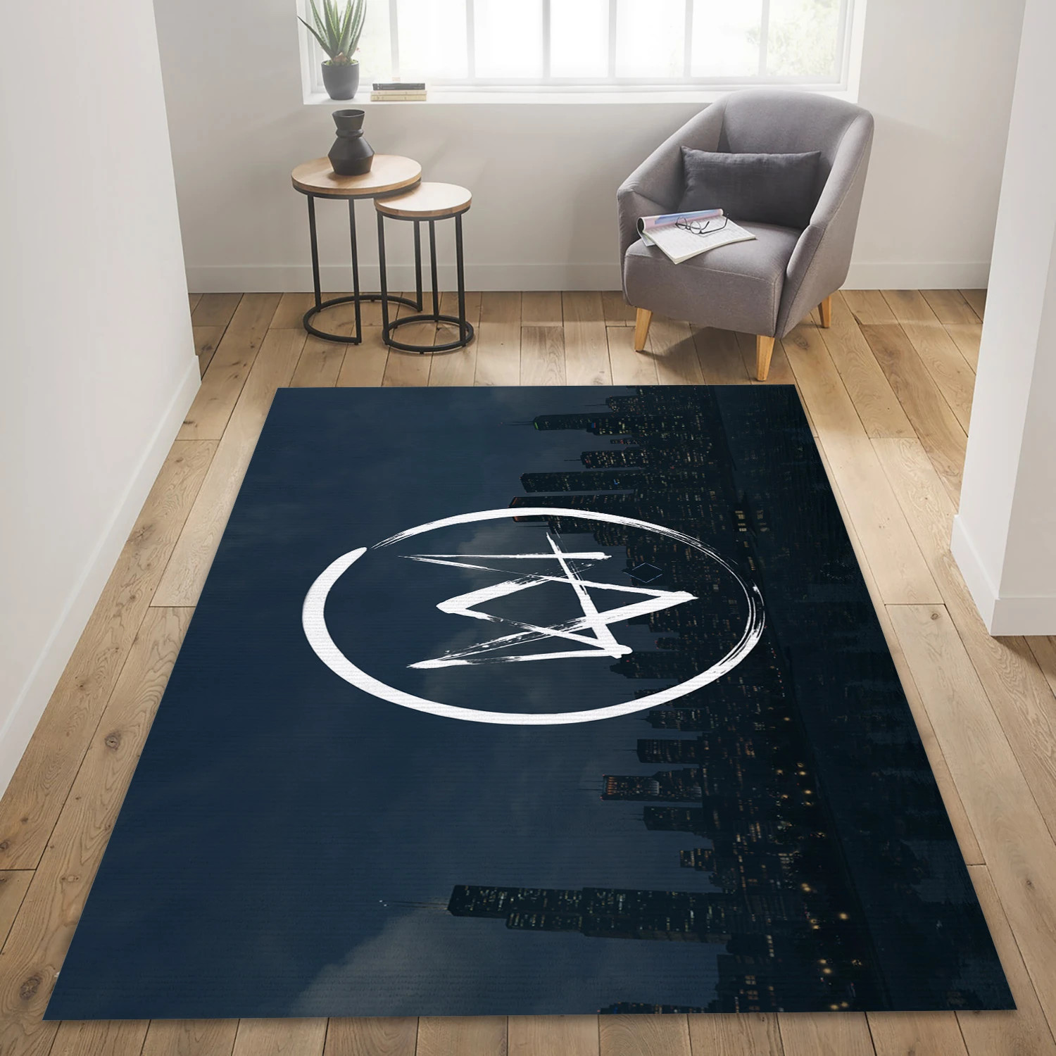 Watch Dogs Game Area Rug Carpet, Living Room Rug - Family Gift US Decor - Indoor Outdoor Rugs