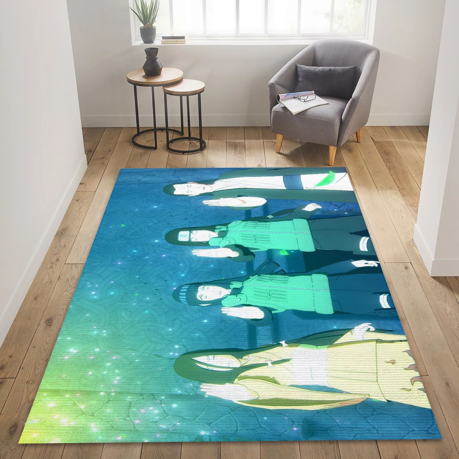 Hyuga Clan Video Game Reangle Rug, Area Rug - US Decor - Indoor Outdoor Rugs