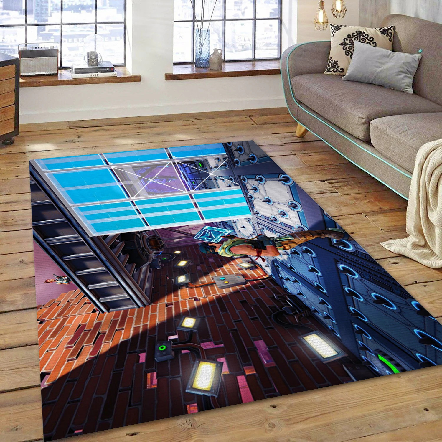 Fortnite Video Game Area Rug For Christmas, Living Room Rug - Christmas Gift Decor - Indoor Outdoor Rugs