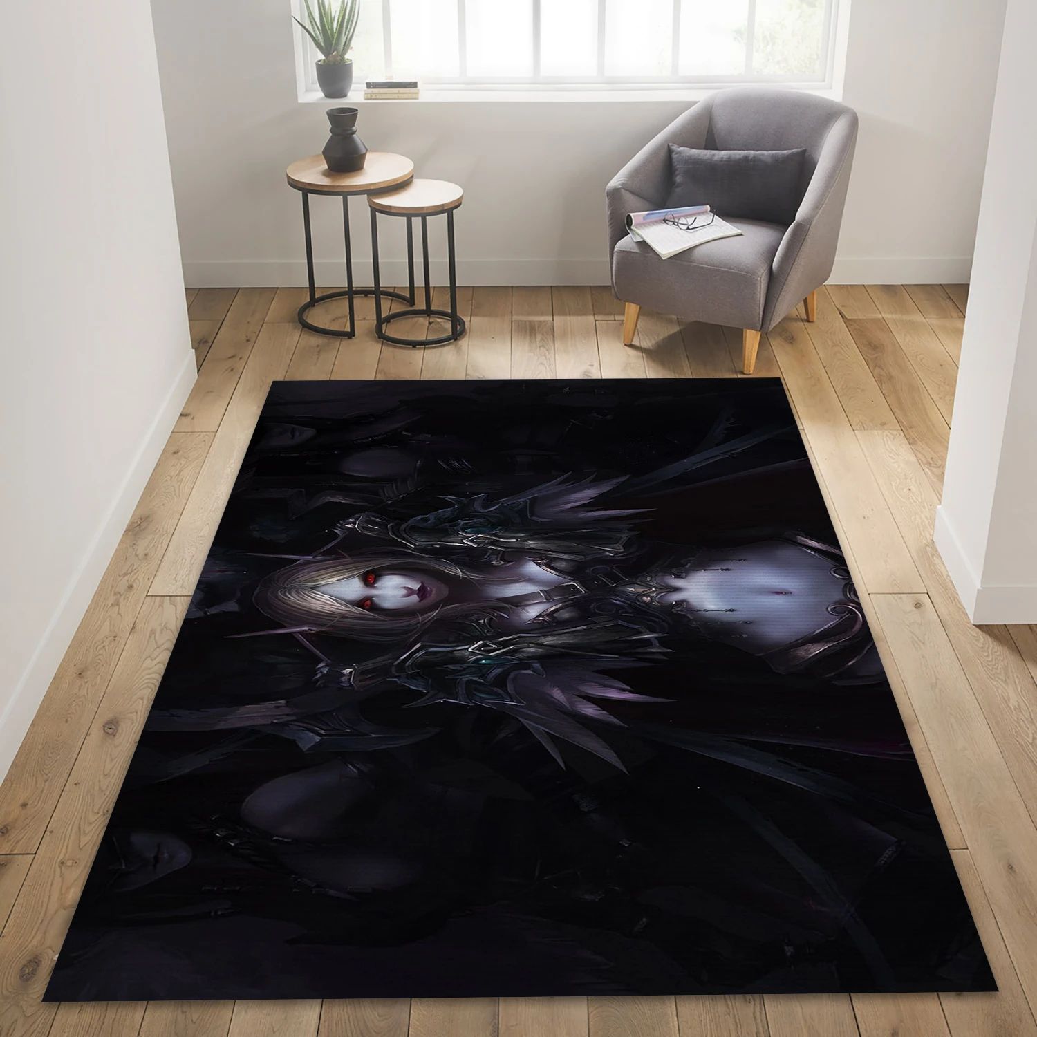 Sylvanas Windrunner Game Area Rug Carpet, Living Room Rug - US Decor - Indoor Outdoor Rugs