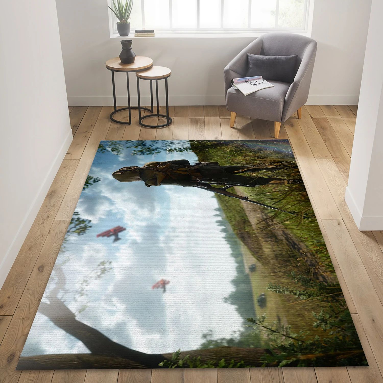 Battlefield 1 Game Area Rug Carpet, Bedroom Rug - Family Gift US Decor - Indoor Outdoor Rugs