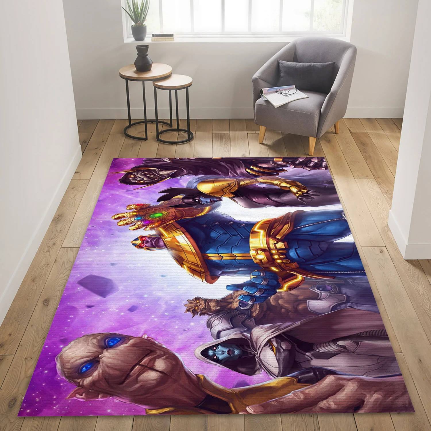 The Black Order Video Game Area Rug Area, Bedroom Rug - Christmas Gift Decor - Indoor Outdoor Rugs