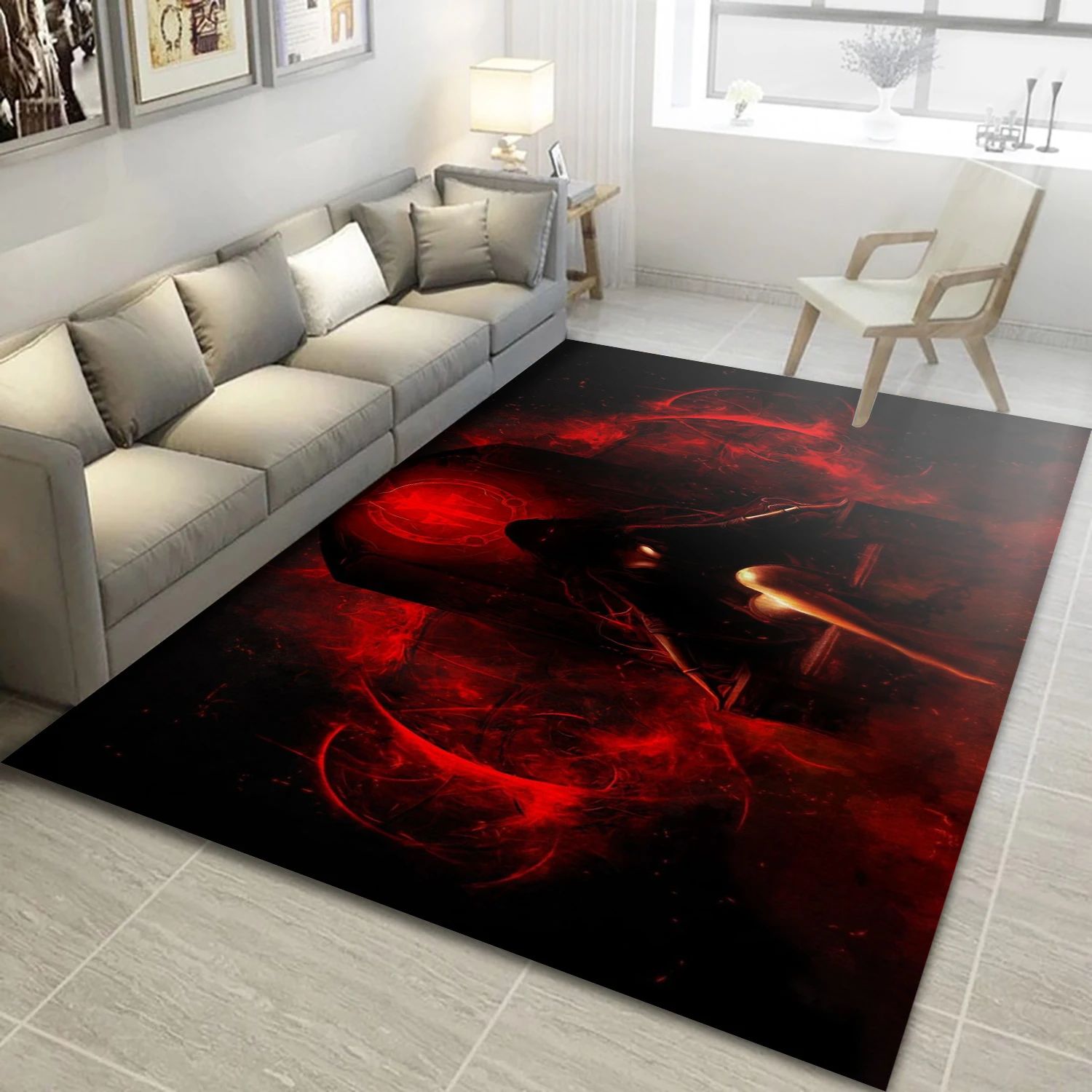 Throne Video Game Area Rug Area, Area Rug - US Decor - Indoor Outdoor Rugs