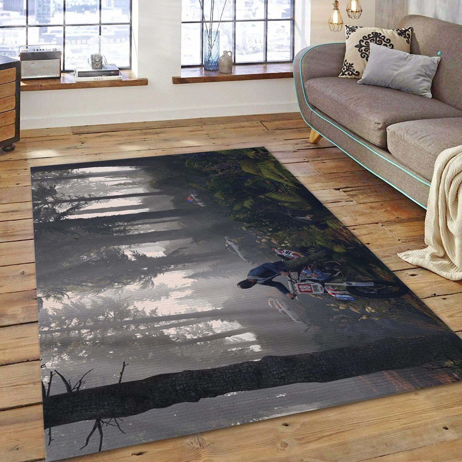 Grand Theft Auto V Gaming Area Rug, Area Rug - Home Decor Floor Decor - Indoor Outdoor Rugs