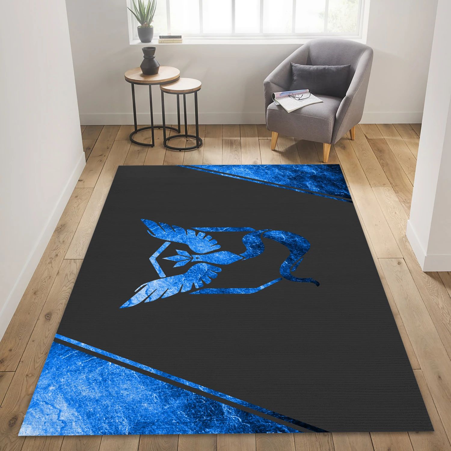 Team Mystic Texture No Words Gaming Area Rug, Area Rug - Home Decor Floor Decor - Indoor Outdoor Rugs