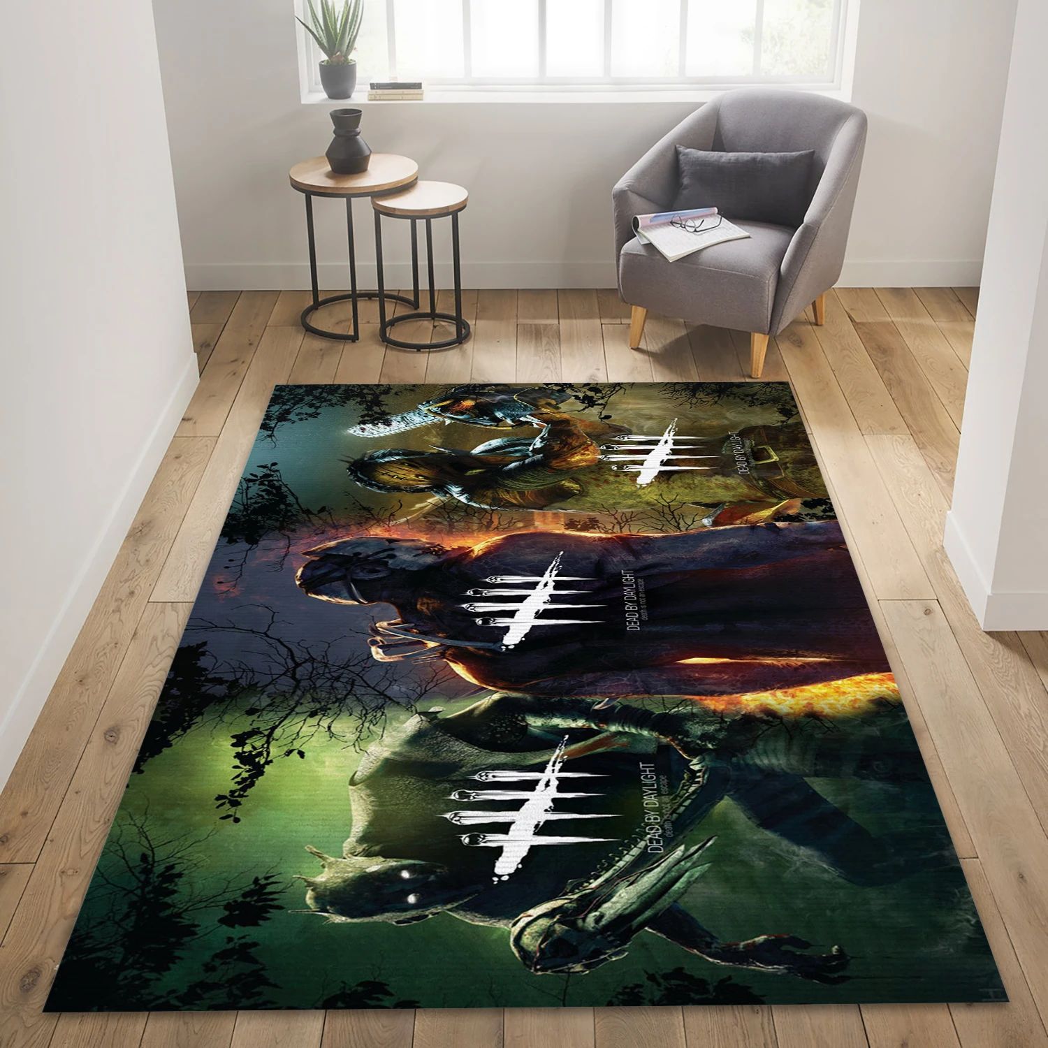 Dead By Daylight Video Game Area Rug For Christmas, Area Rug - US Decor - Indoor Outdoor Rugs