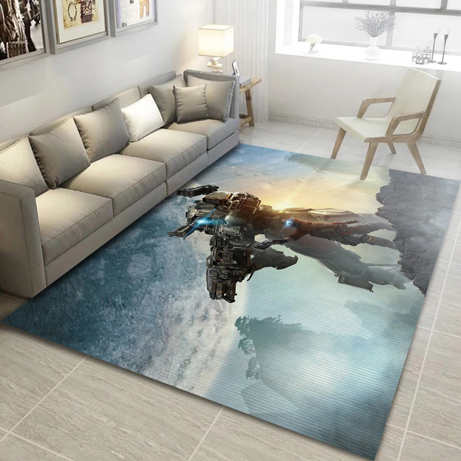 Companion In Arms Game Area Rug Carpet, Bedroom Rug - Home Decor Floor Decor - Indoor Outdoor Rugs