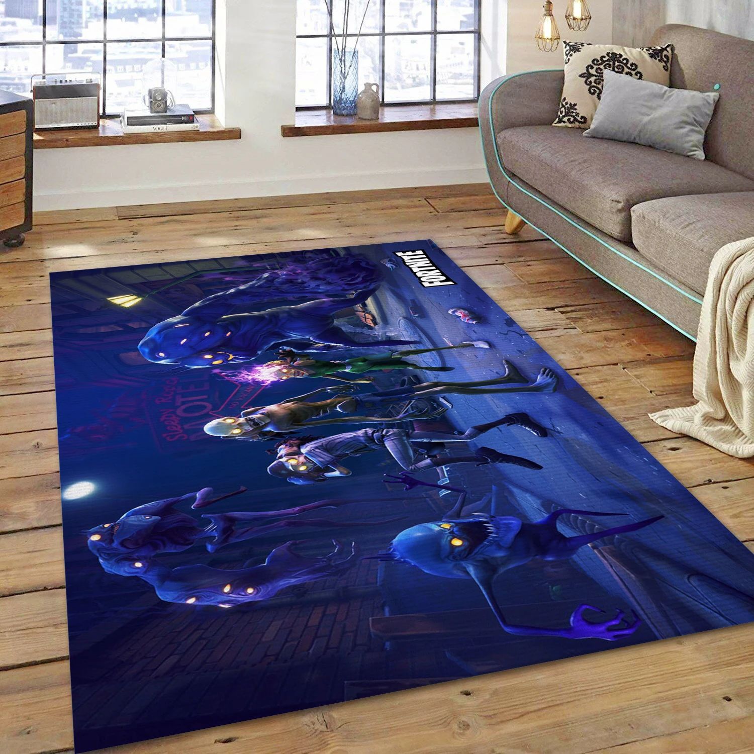 Fortnite Game Area Rug Carpet, Area Rug - Home Decor Floor Decor - Indoor Outdoor Rugs