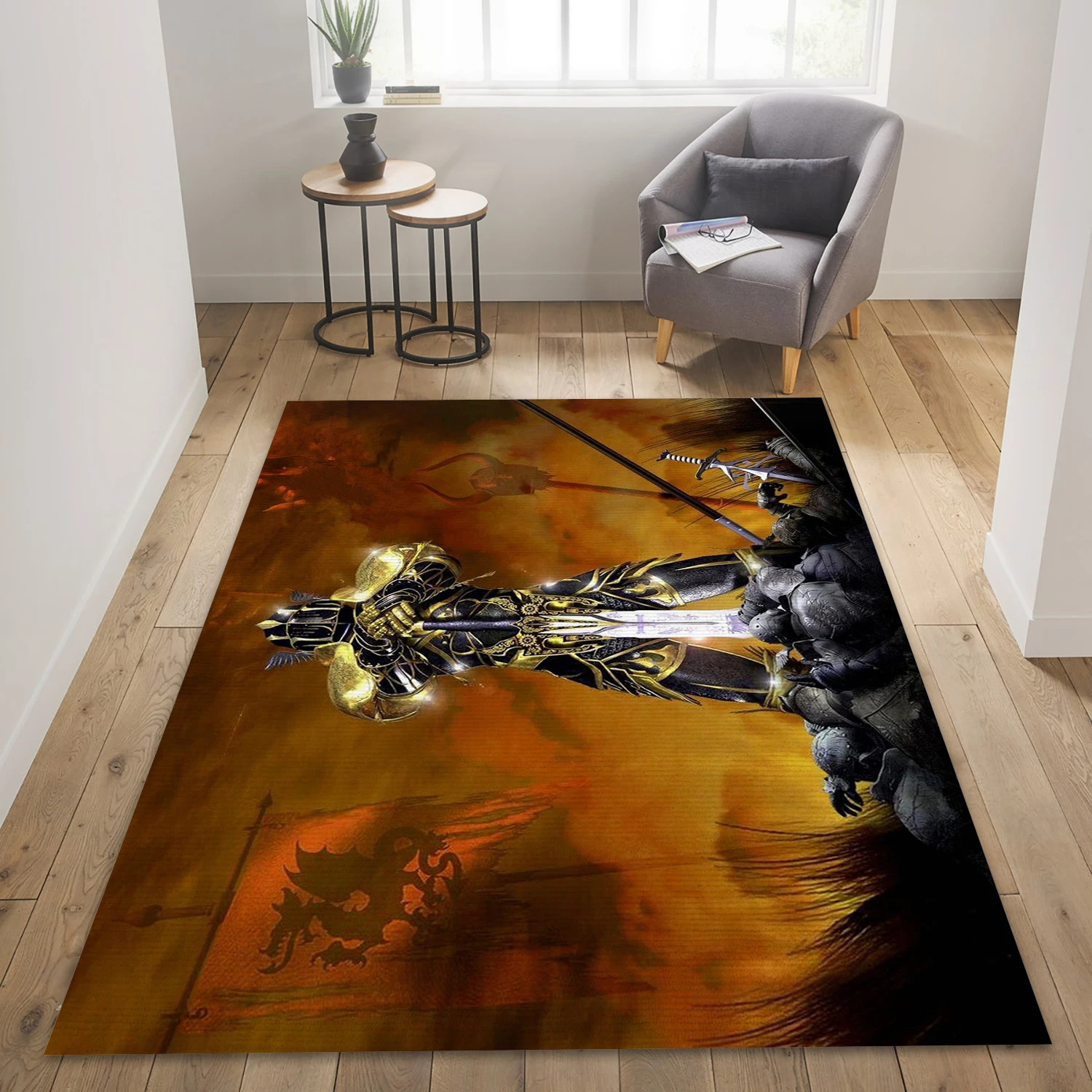 Miridius Video Game Area Rug Area, Living Room Rug - Home Decor Floor Decor - Indoor Outdoor Rugs