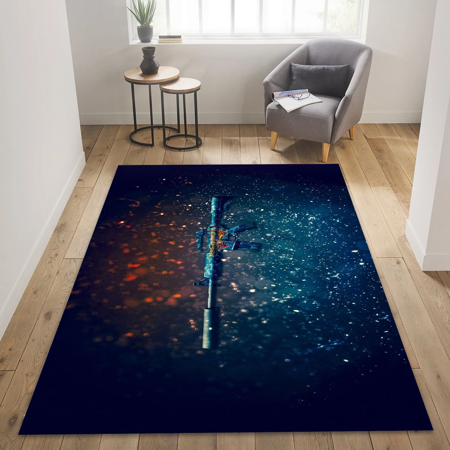 M4a1 S Master Piece Video Game Area Rug Area, Area Rug - US Decor - Indoor Outdoor Rugs