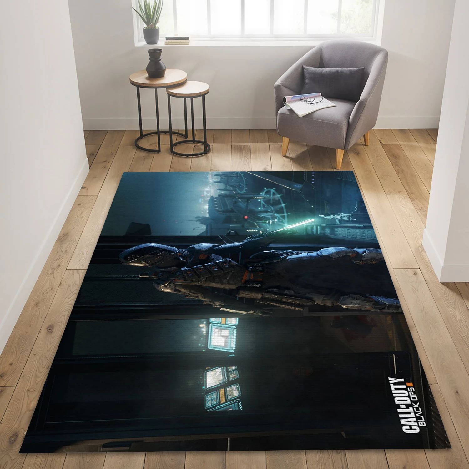 Spectre Video Game Area Rug Area, Bedroom Rug - US Decor - Indoor Outdoor Rugs