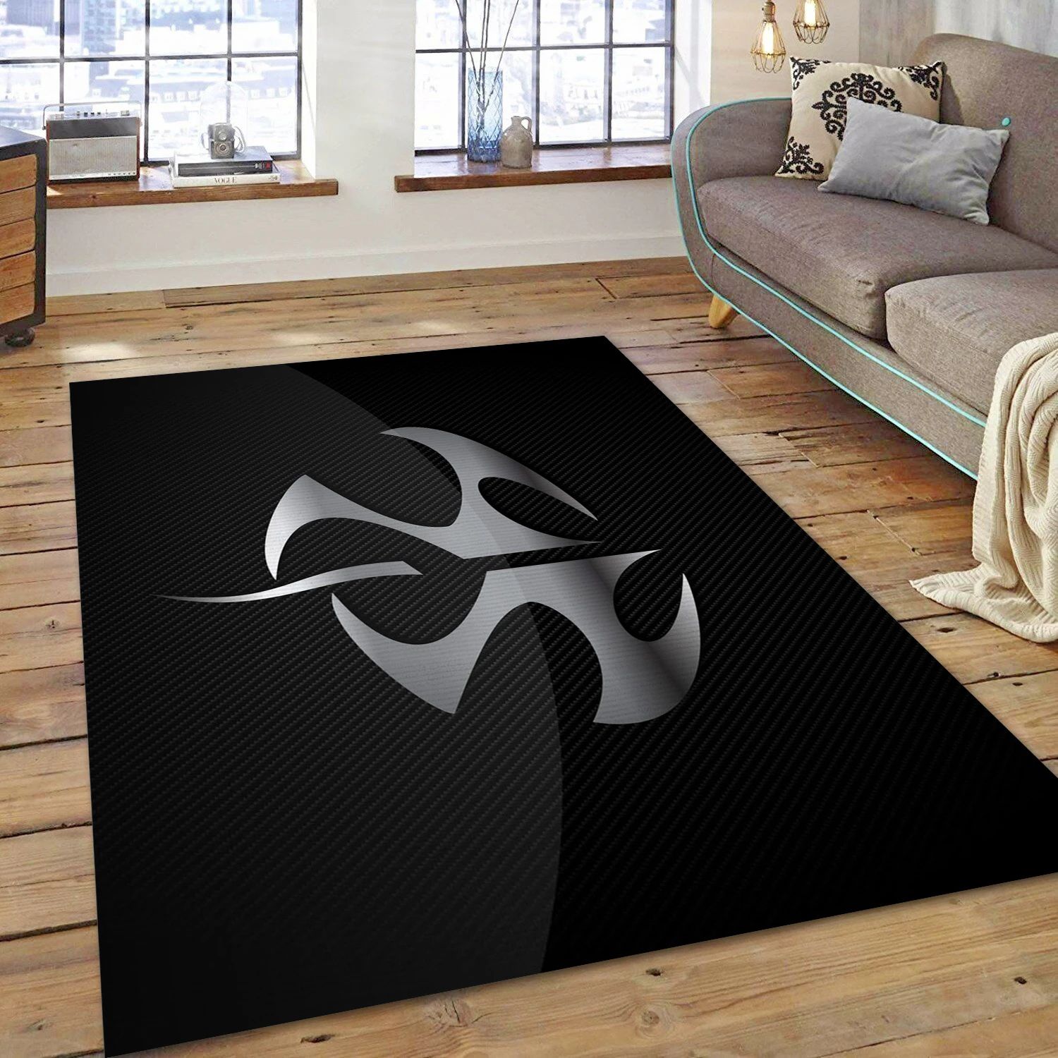 Hitman Logo Game Area Rug Carpet, Area Rug - US Decor - Indoor Outdoor Rugs